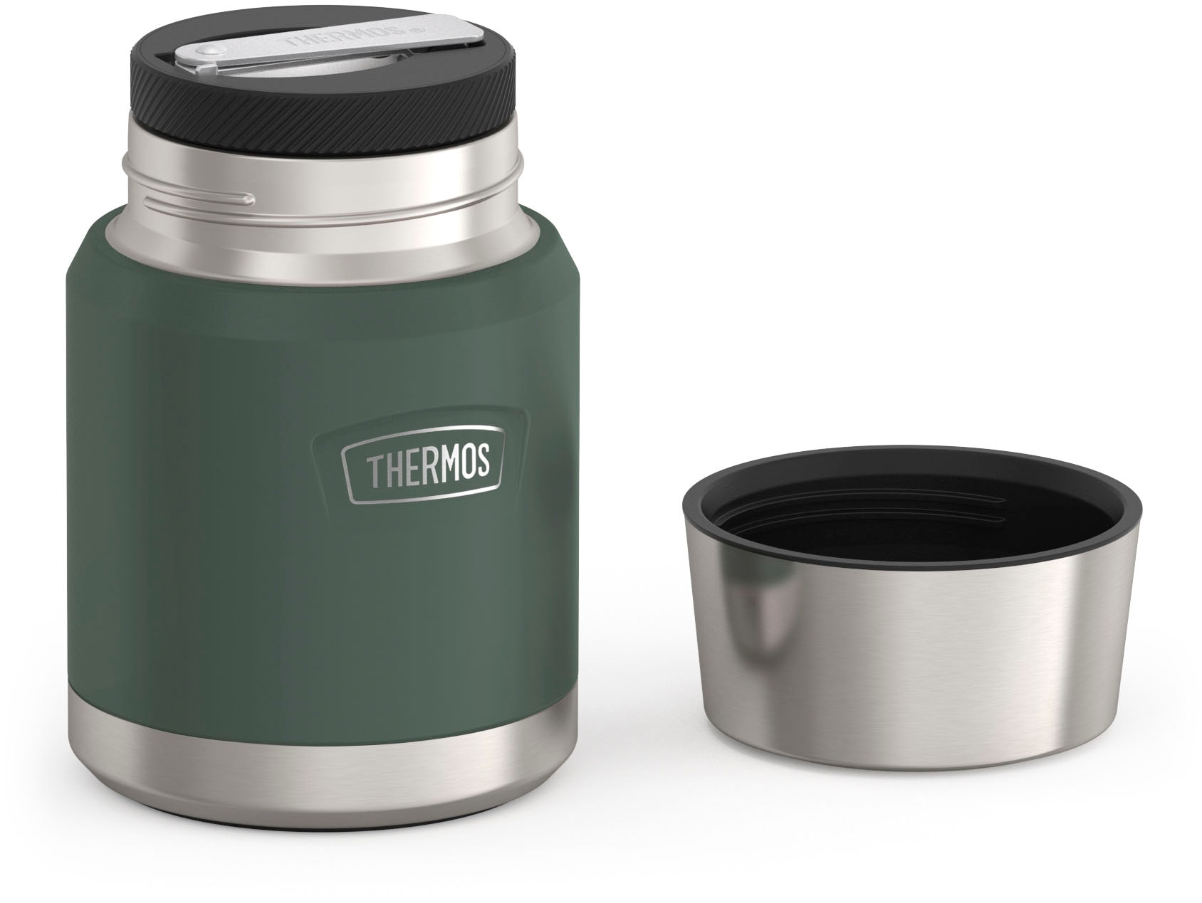 THERMOS Thermobehälter »ICON FOOD JAR, Thermobehälter für Essen, spülmaschinenfest«, (1 tlg.), 0,47l, 10h heiß & 24h kalt, dicht & auslaufsicher, mit Löffel