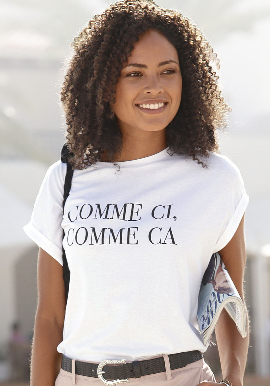 Cecil T-Shirt »NOS Shoulder mit S«, Fledermausärmeln online BAUR Gathering | bestellen