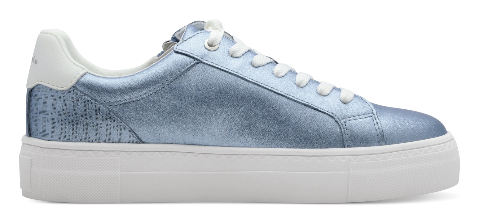 Tamaris Plateausneaker, Freizeitschuh, Halbschuh, Schnürschuh mit gepolstertem Schaftrand