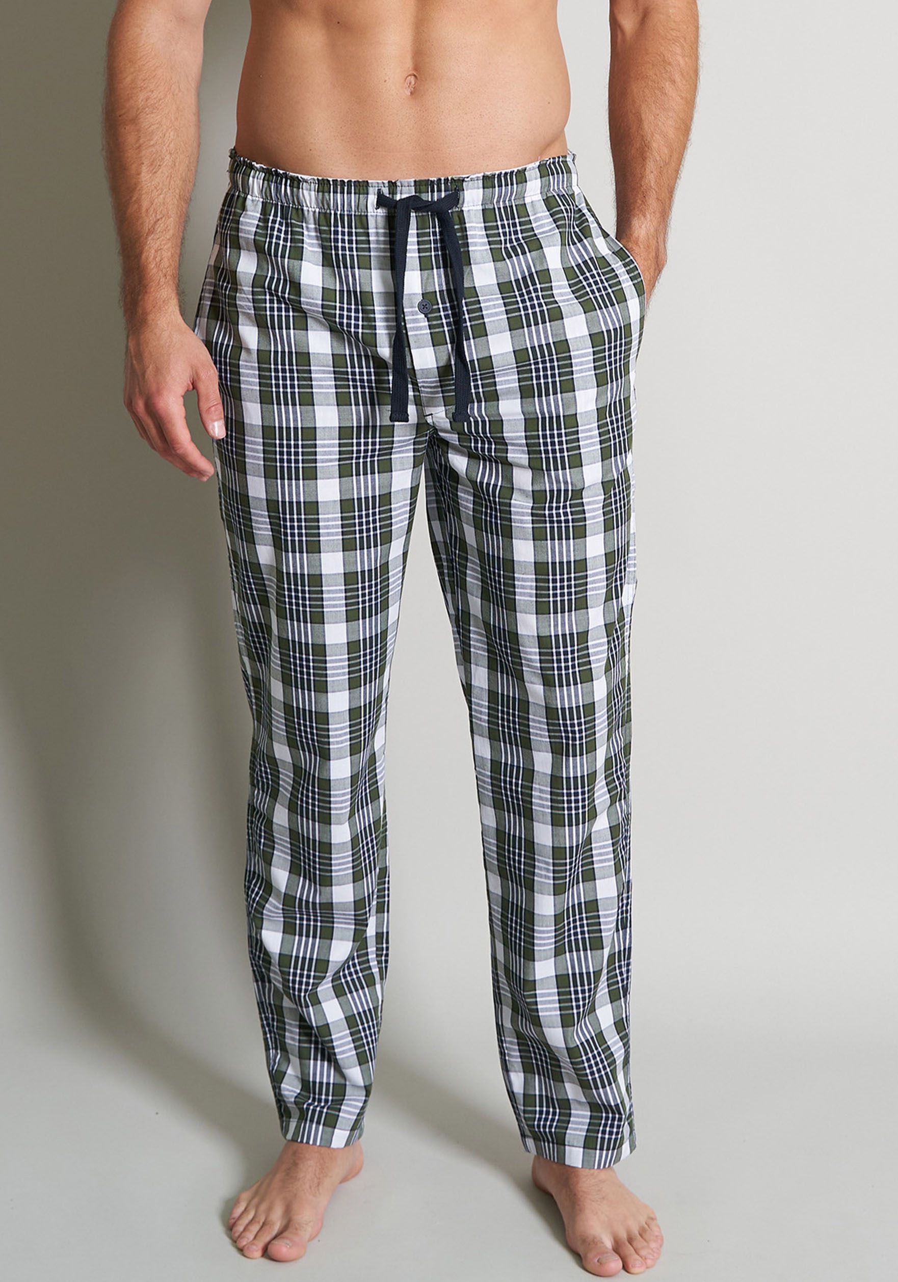TOM TAILOR Pyjamahose "Dakota", Bindeband, Seitentaschen, locker, bequem, a günstig online kaufen