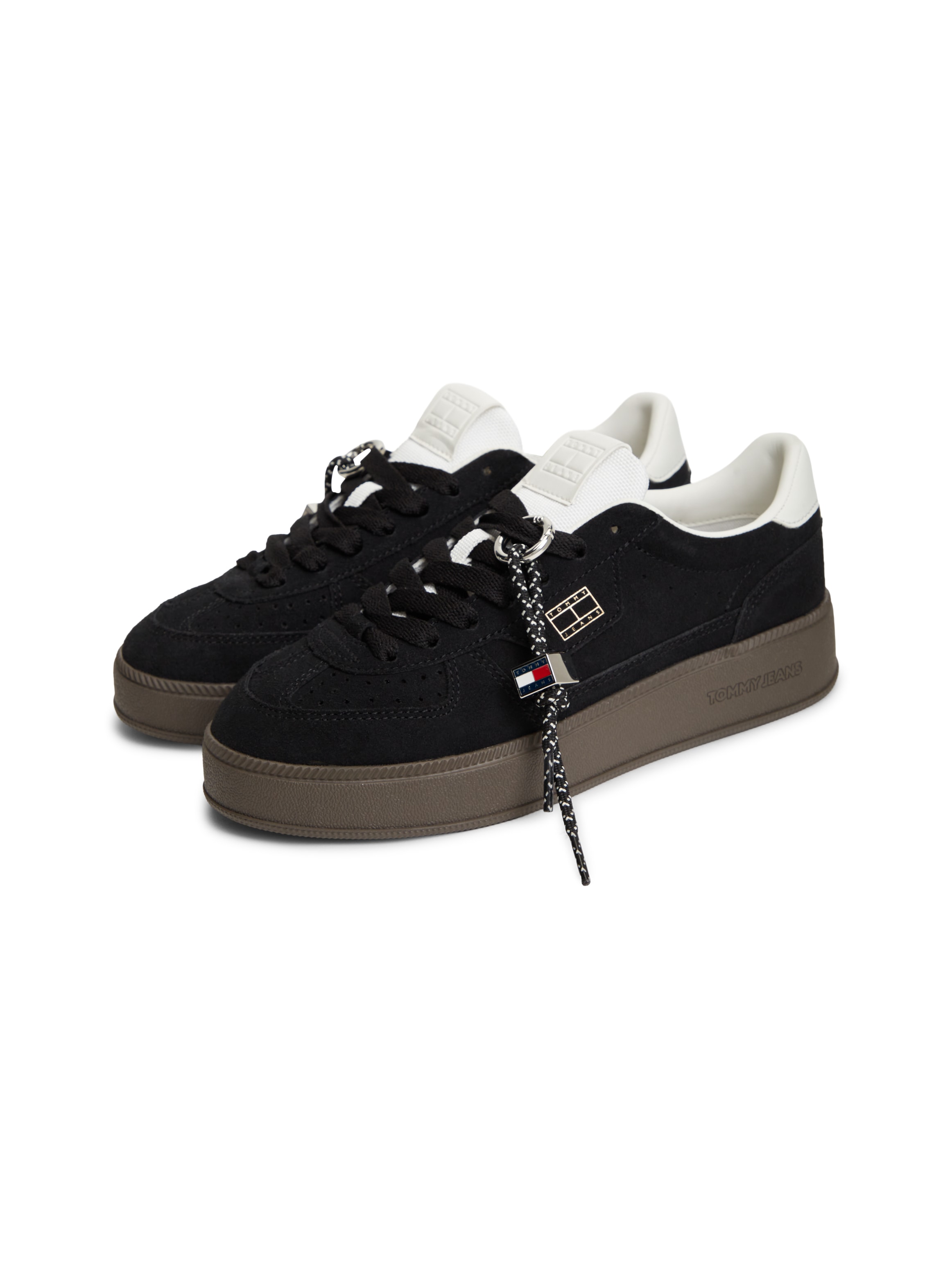 Tommy Jeans Plateausneaker "THE GREENWICH EDGE MAX" Freizeitschuh, Halbschuh, Schnürer mit Besatz an der Ferse