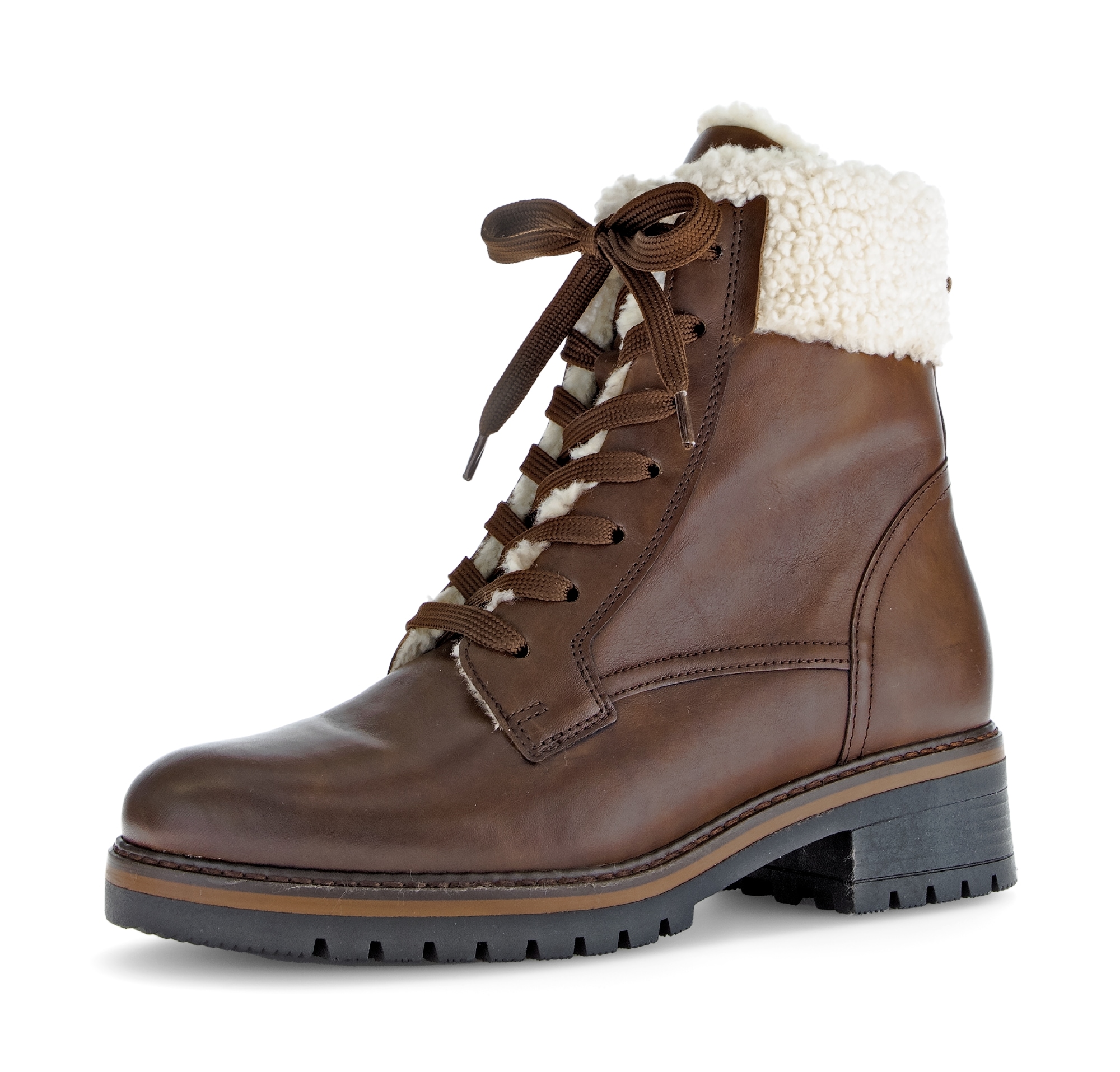 Gabor Winterstiefelette "GENUA", Blockabsatz, Winterboots mit Teddyplüsch-K günstig online kaufen