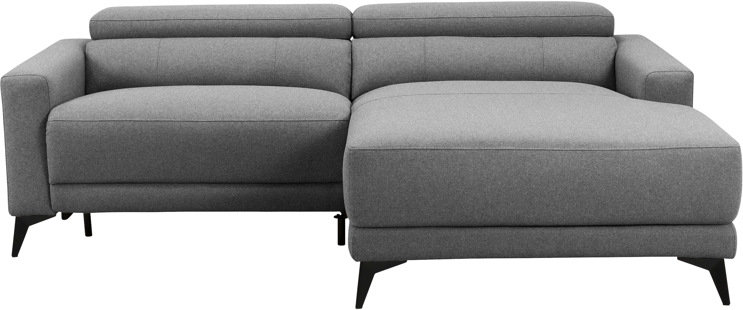OTTO home Ecksofa "LEWII, L-Form, 213 cm - elektr. Relaxfunktion" mit USB A günstig online kaufen