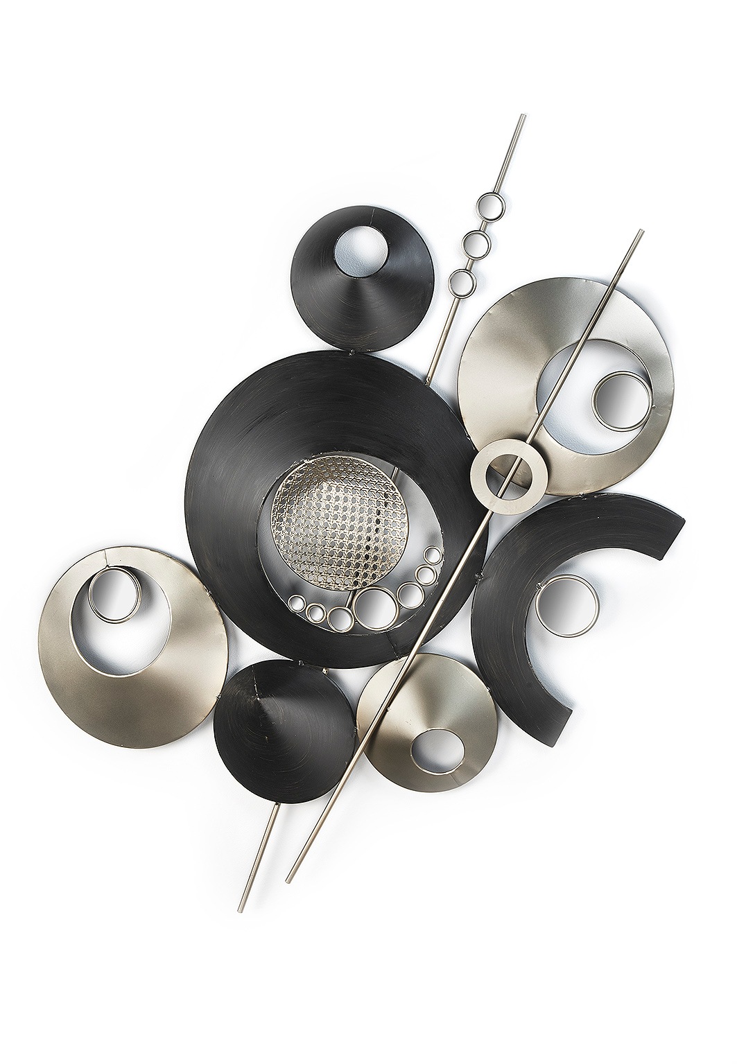 locker Wanddekoobjekt "Wandbild Kreise/Spiegel" günstig online kaufen