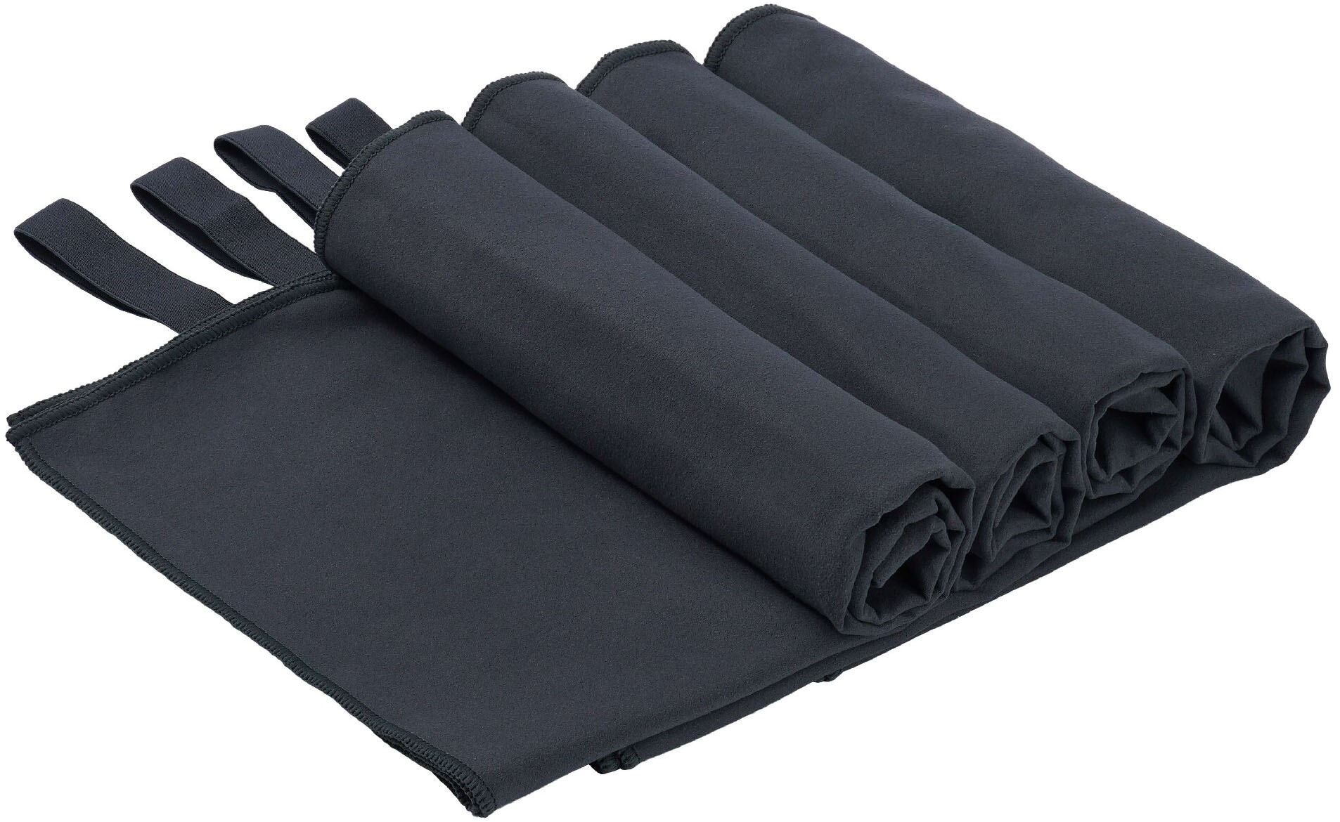 Handtücher OTTO HOME, B:100cm L:50cmanthrazit, Microfaser, Mikrofaser, Handtücher, "Leoa, diverse Größen, Sporthandtuch, Reisehandtuch, Strandtuch",