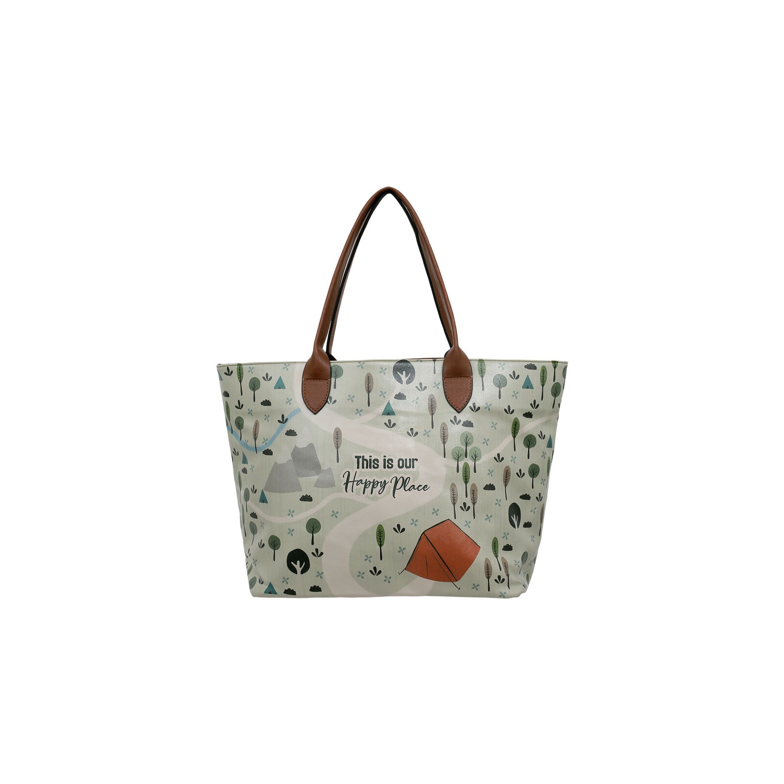 DOGO Weekender »Weekender This Is Our Happy Place Damen Handtaschen (Fashion) /«, Vegan