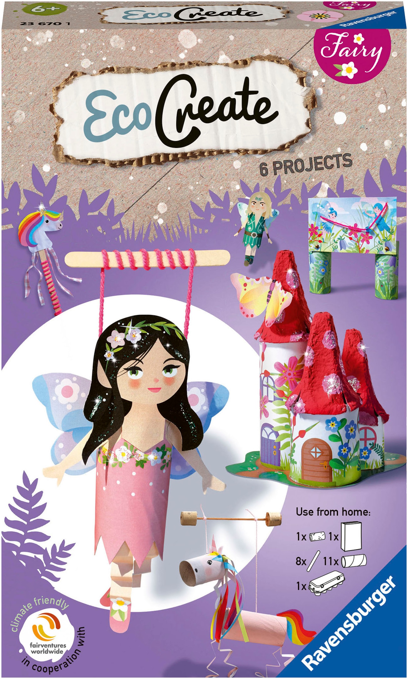 Kreativset »Eco Create, Sparkle with the Fairies«, Made in Europe, FSC® - schützt Wald...