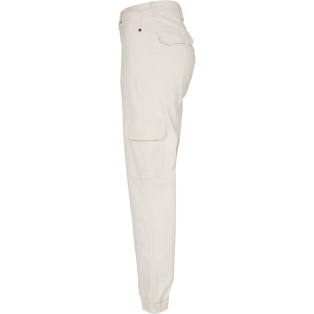 URBAN CLASSICS Stoffhose »Urban Classics Damen Ladies Organic Stretch Denim Cargo Pants«, (1 tlg.)