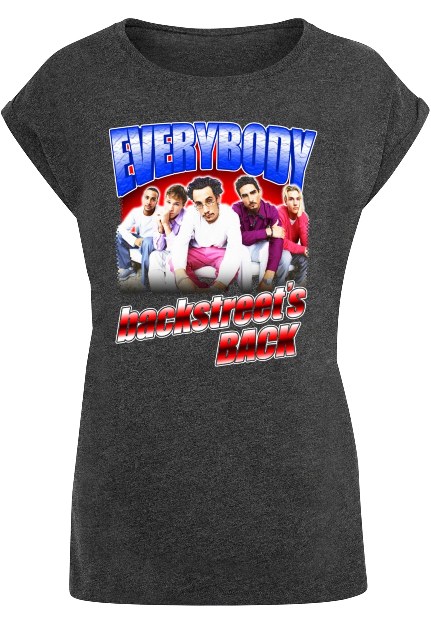 Merchcode T-Shirt Tee«, tlg.) kaufen Backstreet Everybody (1 - BAUR »Damen | Extended Boys Ladies Shoulder