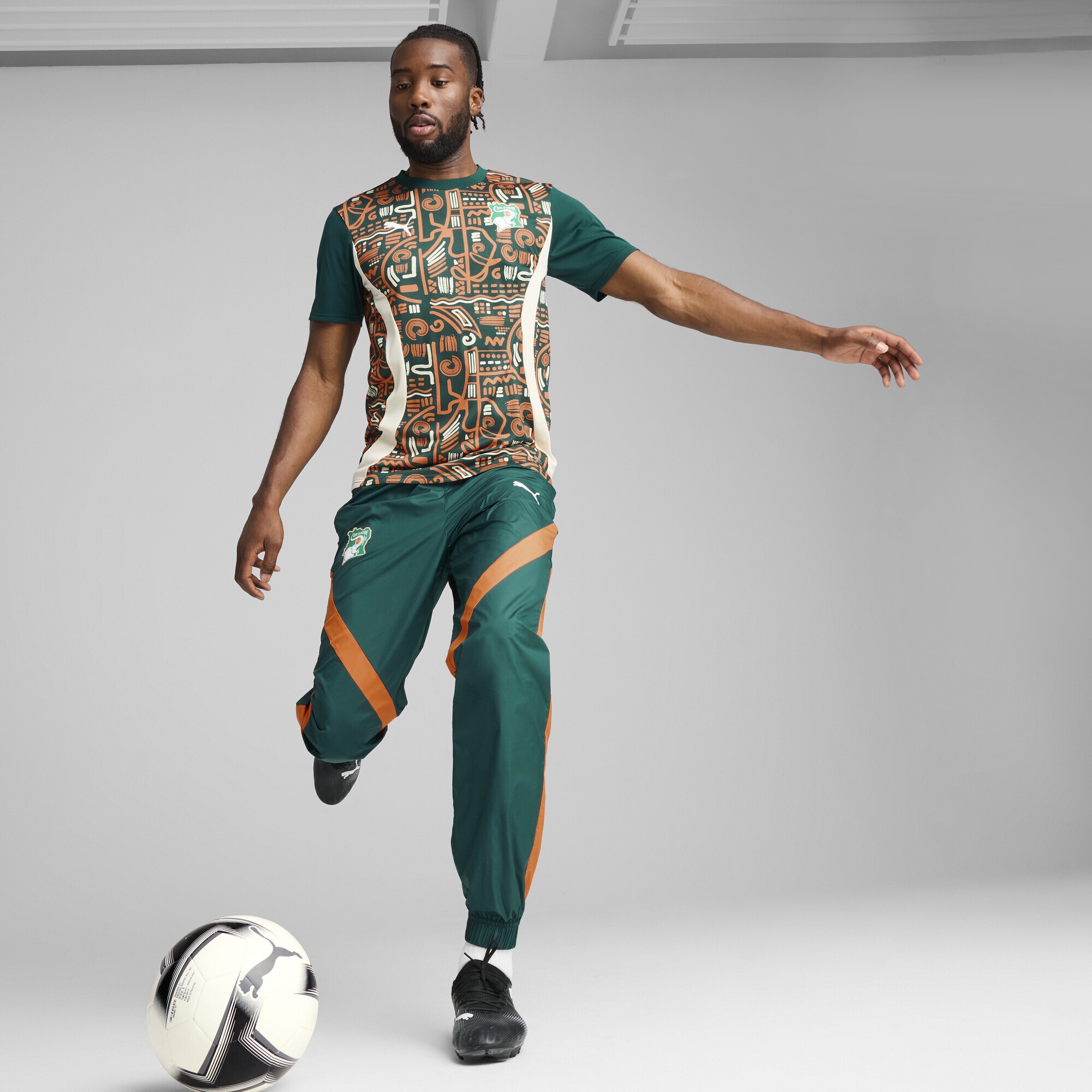 PUMA Trainingsshirt »Elfenbeinküste 2025 Pre-match Trikot Herren«