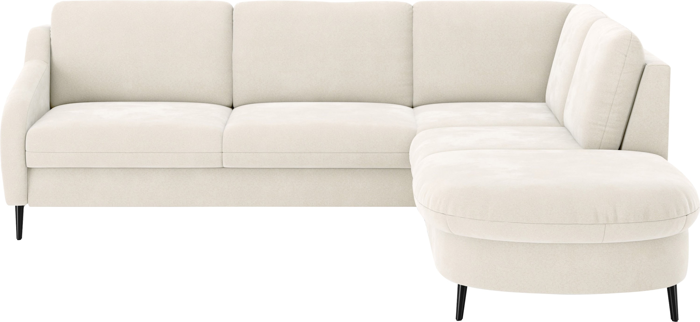 sit&more Ecksofa "Soul L-Form" wahlweise mit Schlaffunktion und Bettkasten oder Schubkasten