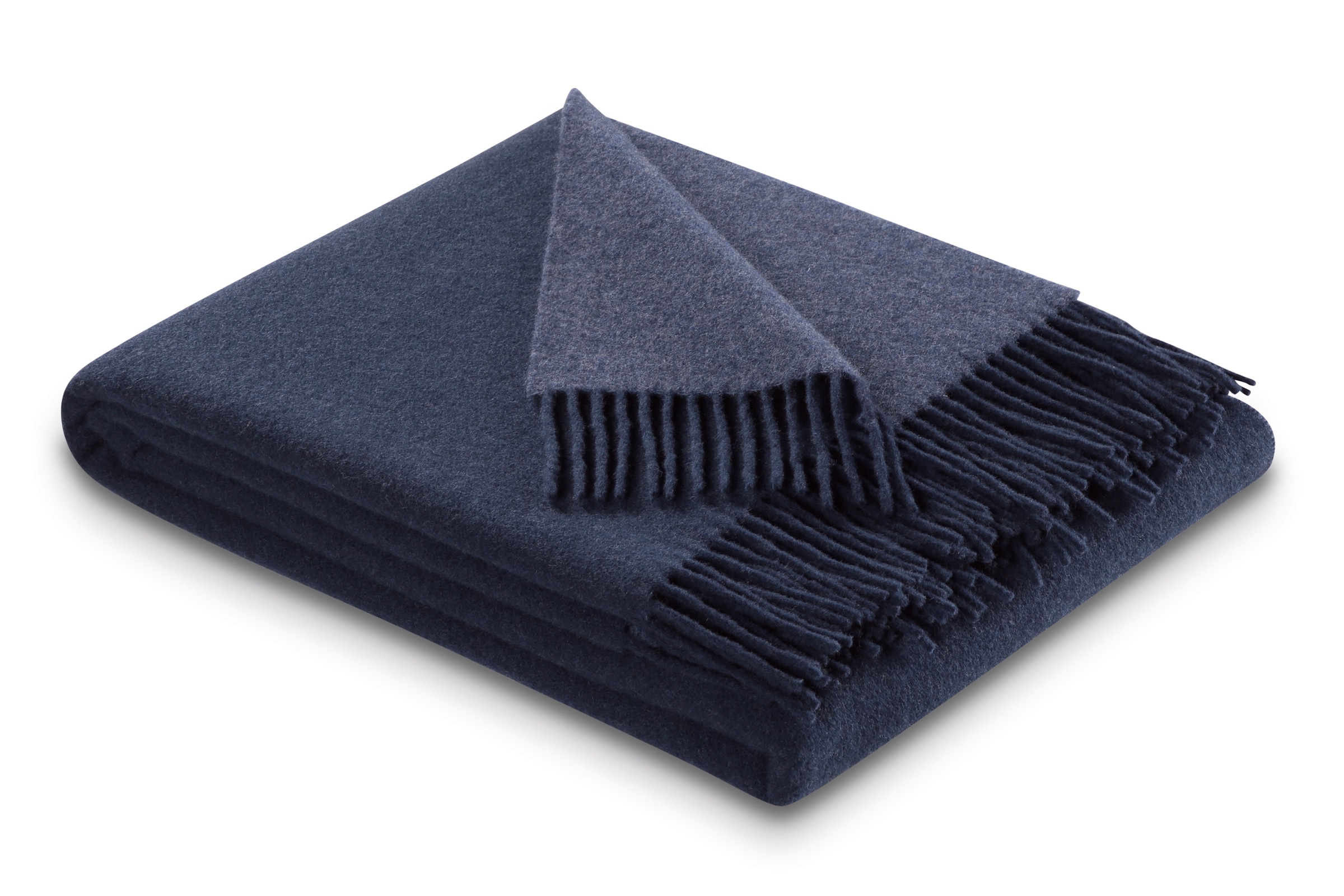 Biederlack Wohndecke "Soft Impression im Doubleface-Look" Baumwolle-Kaschmir-Mix