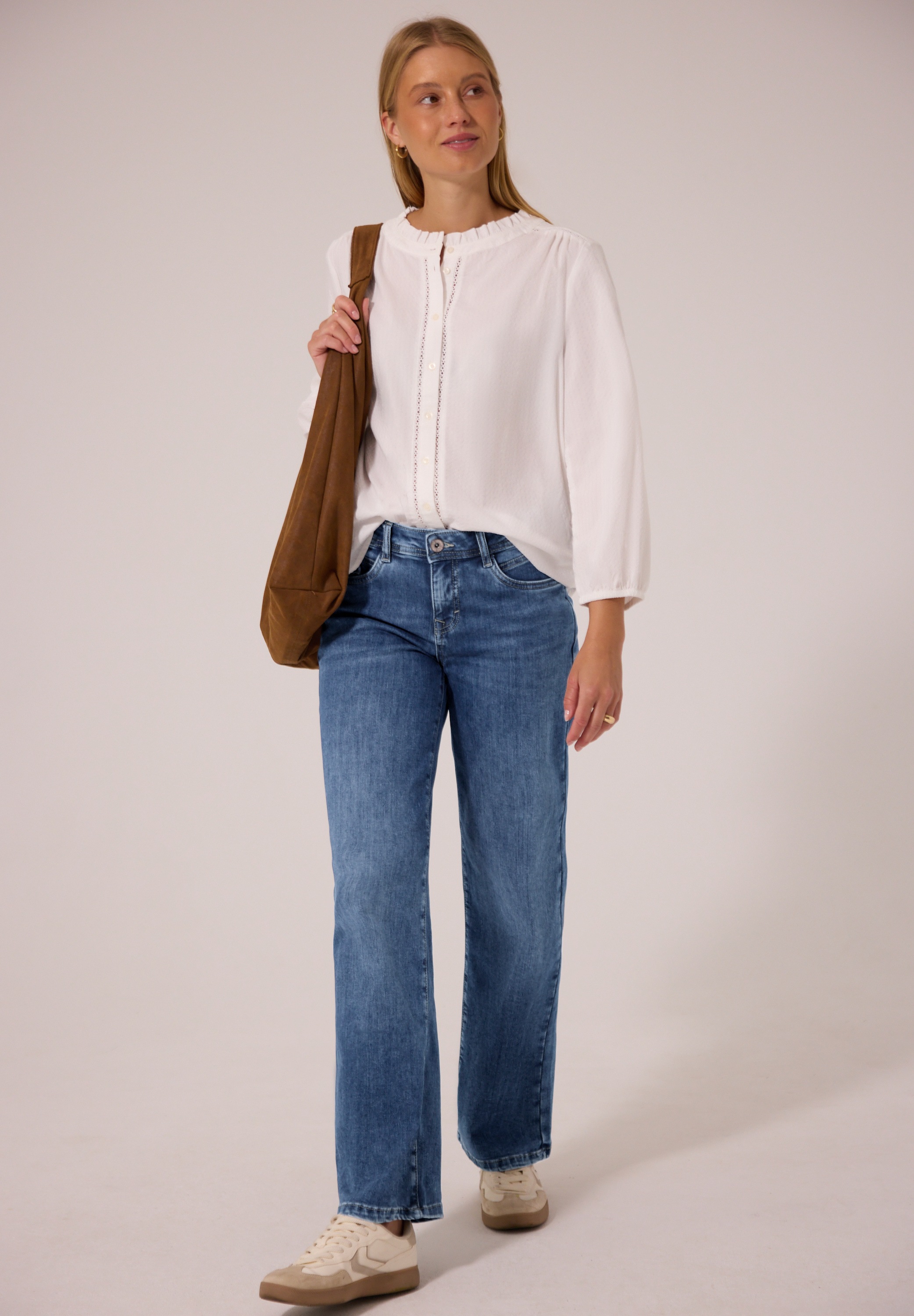 STREET ONE STUDIO Loose-fit-Jeans 5-Pocket-Style
