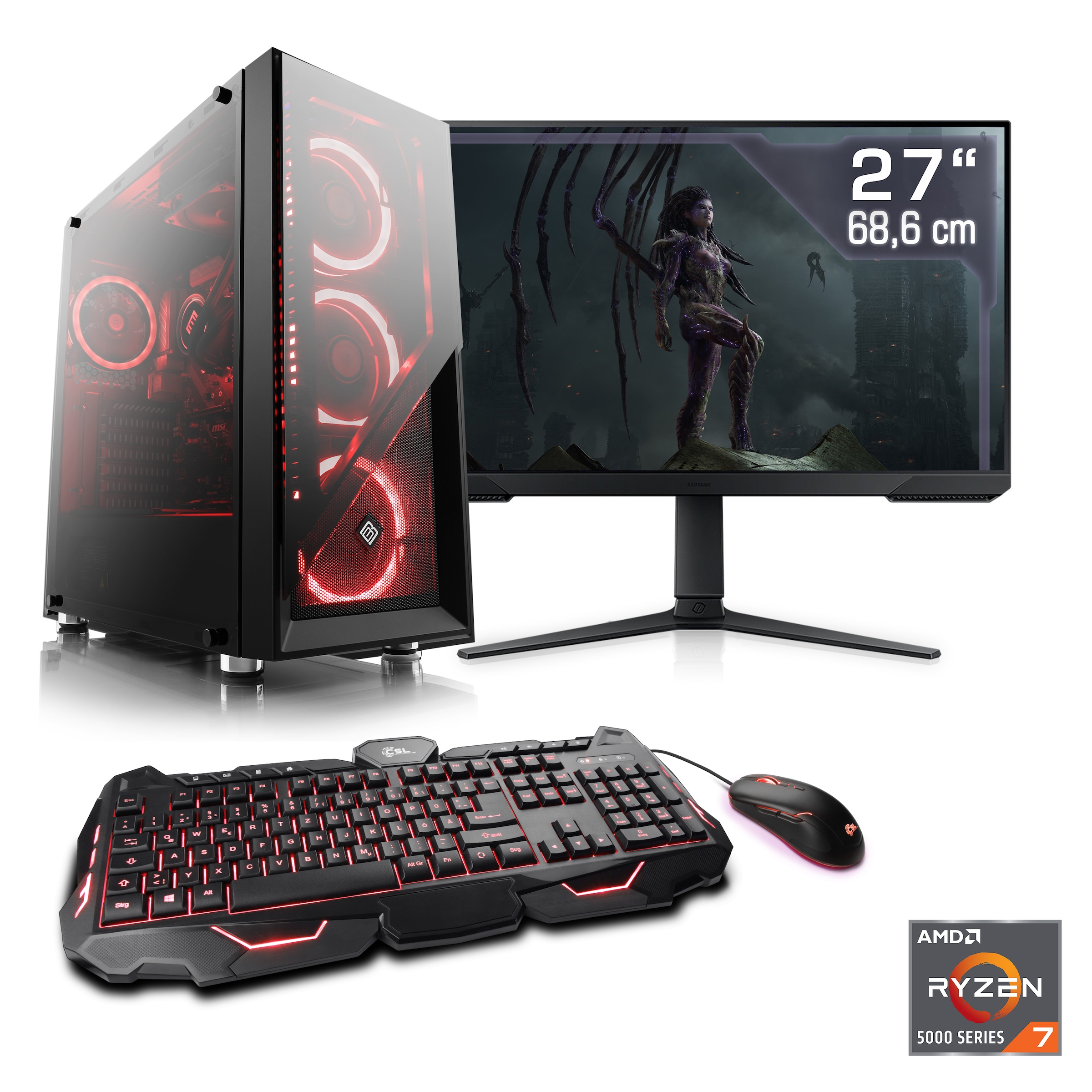 Gaming-PC-Komplettsystem »HydroX V28117«