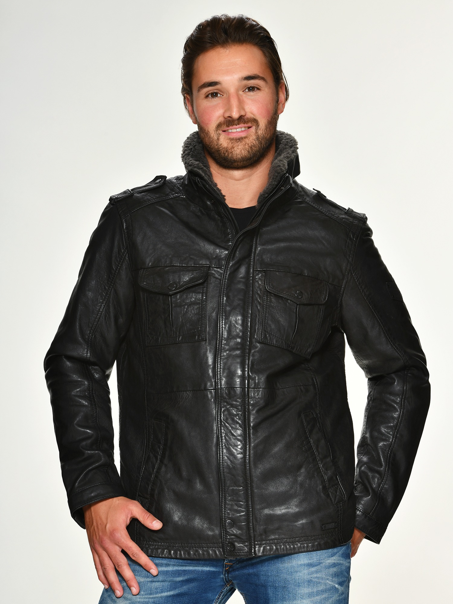 Lederjacke »Walker FF«