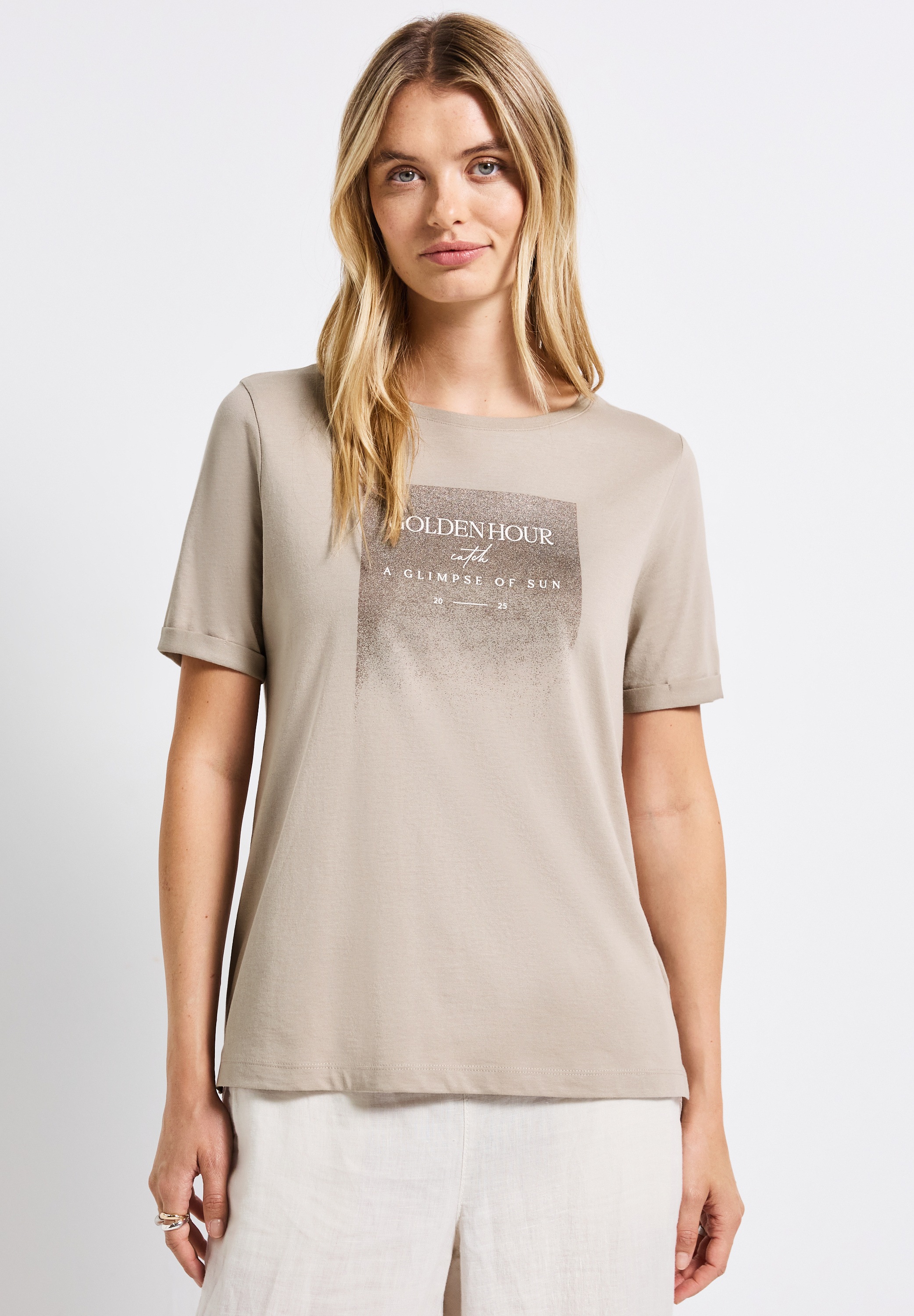 STREET ONE T-Shirt, mit U-Boot-Ausschnitt günstig online kaufen