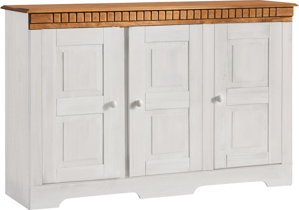Sideboard »Lisa«, aus massivem Kiefernholz, wahlweise mit 3 oder 4 Türen erhältlich