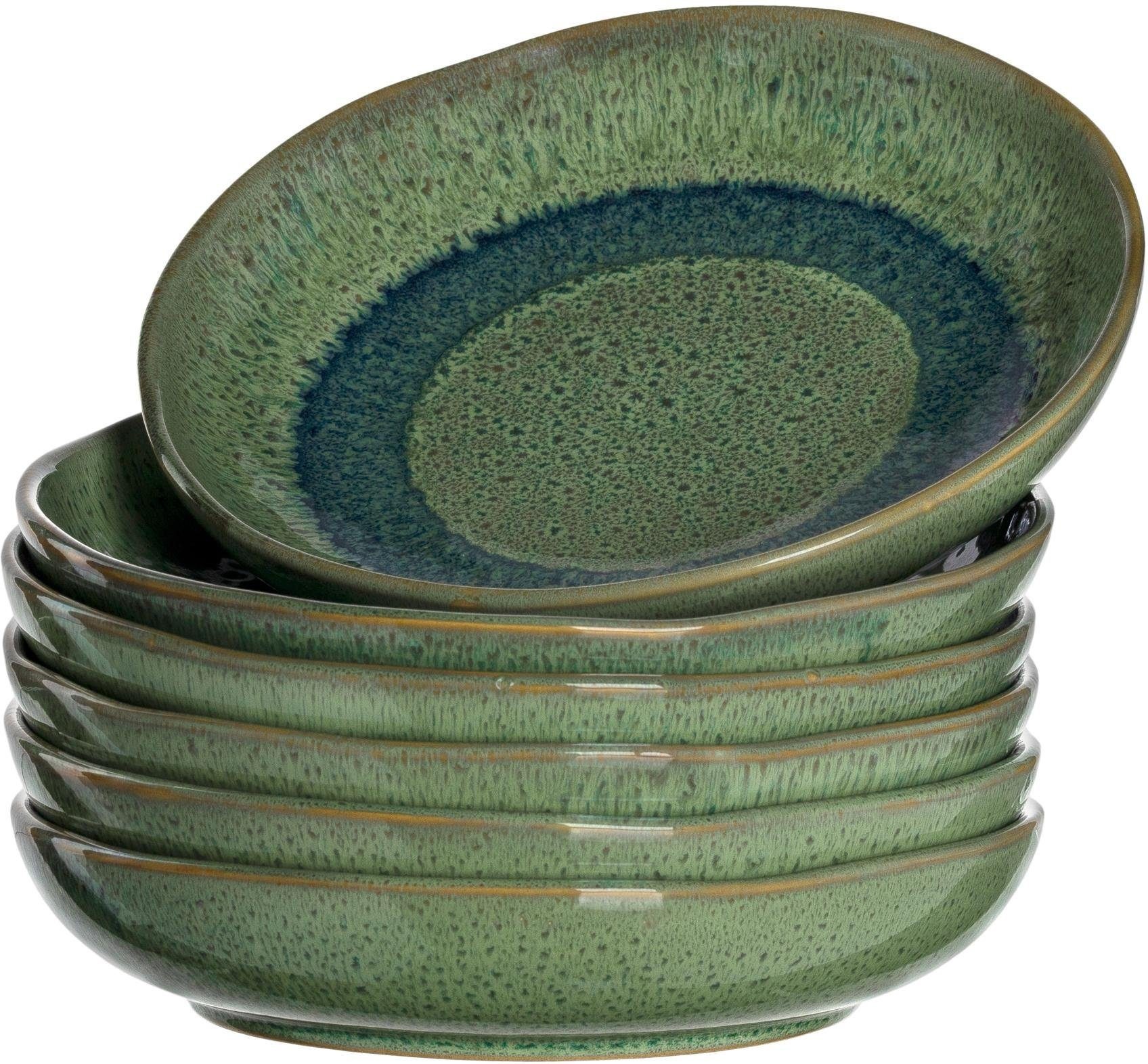 BAUR | St.), cm »Matera«, 21 LEONARDO Keramik, (Set, Ø 6 Suppenteller