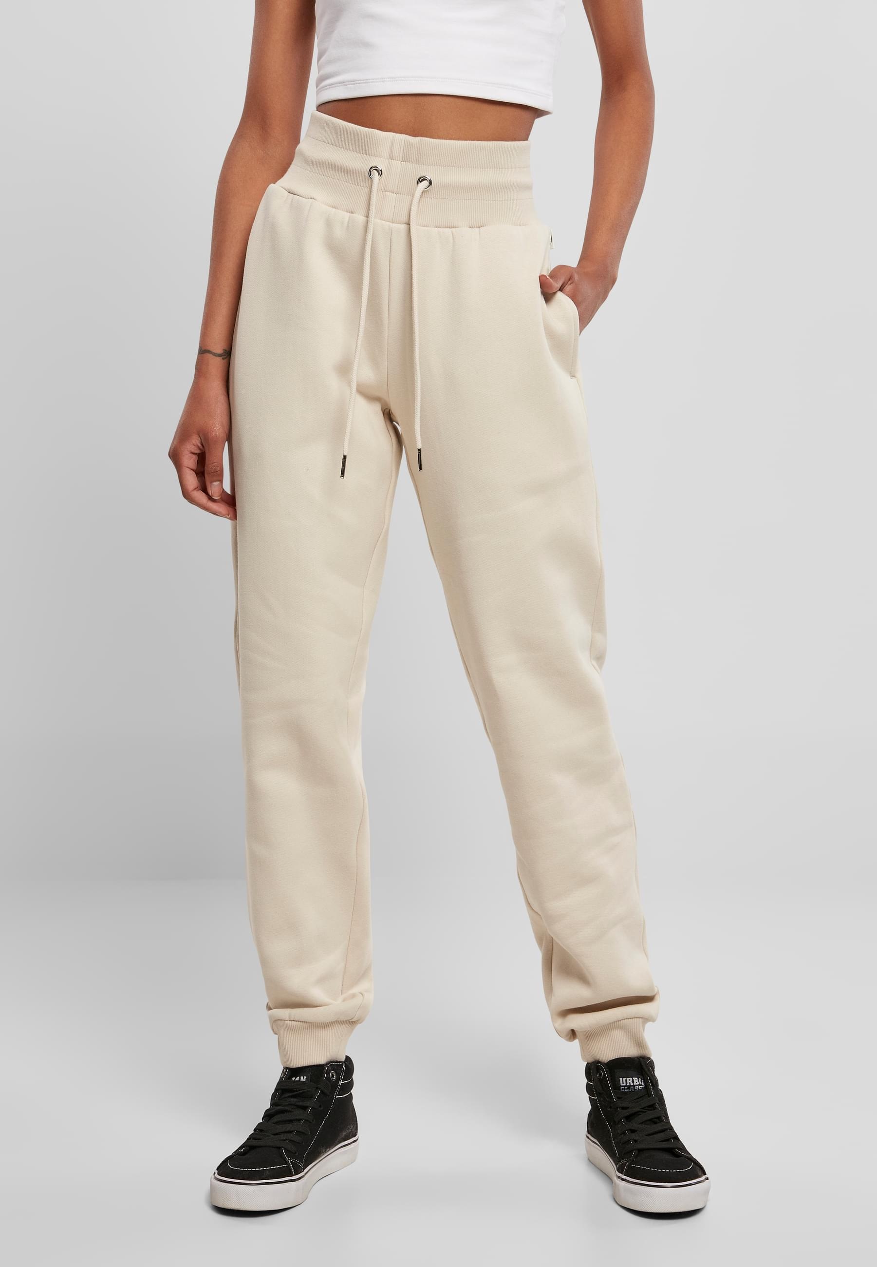 URBAN CLASSICS Jogginghose »Urban Classics Damen Ladies Organic High Waist Sweat Pants«, (1 tlg.)