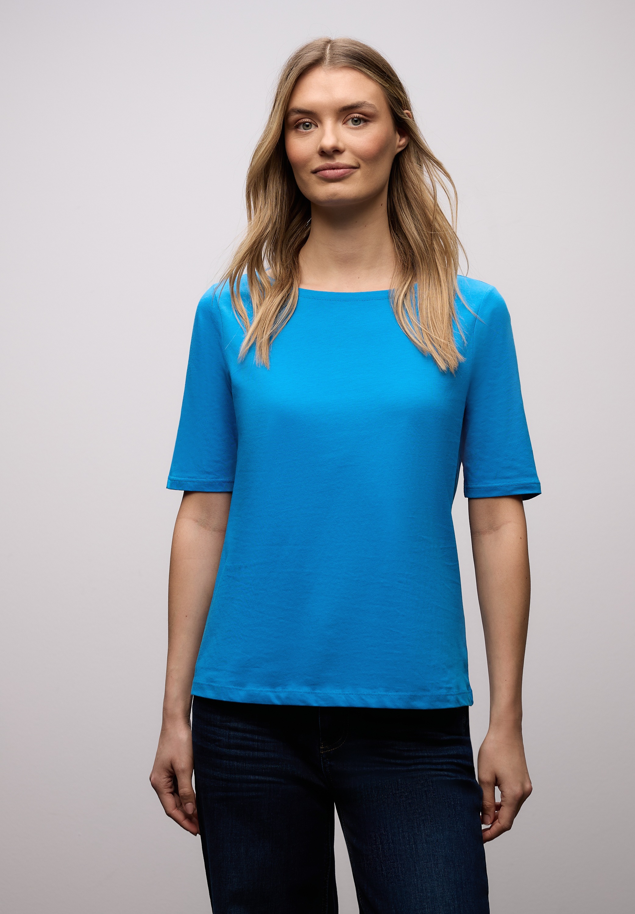 STREET ONE T-Shirt aus reiner Baumwolle günstig online kaufen