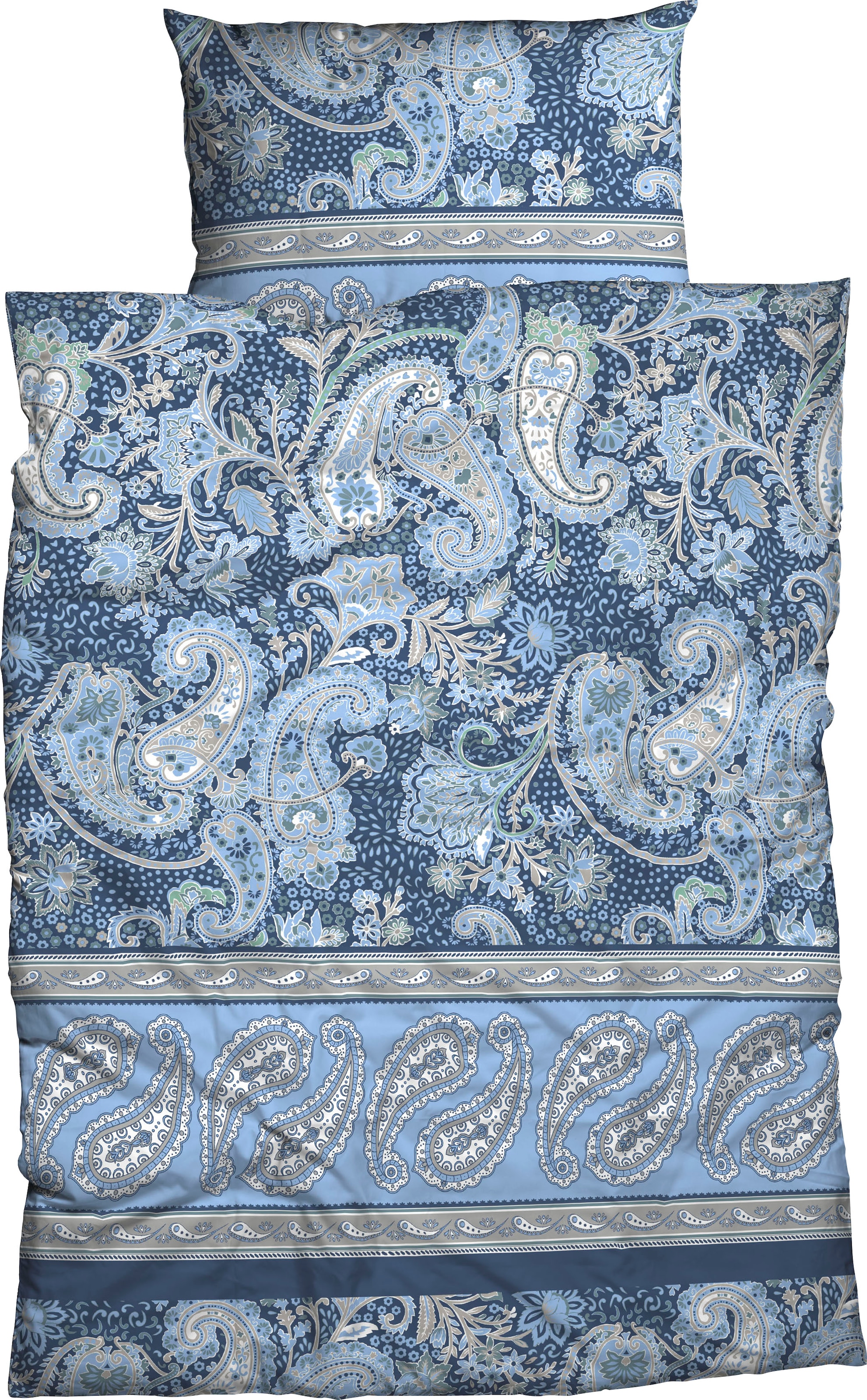 CASATEX Bettwäsche "Sentta" 2 Stk. tlg. harmonisches Paisleydessin günstig online kaufen