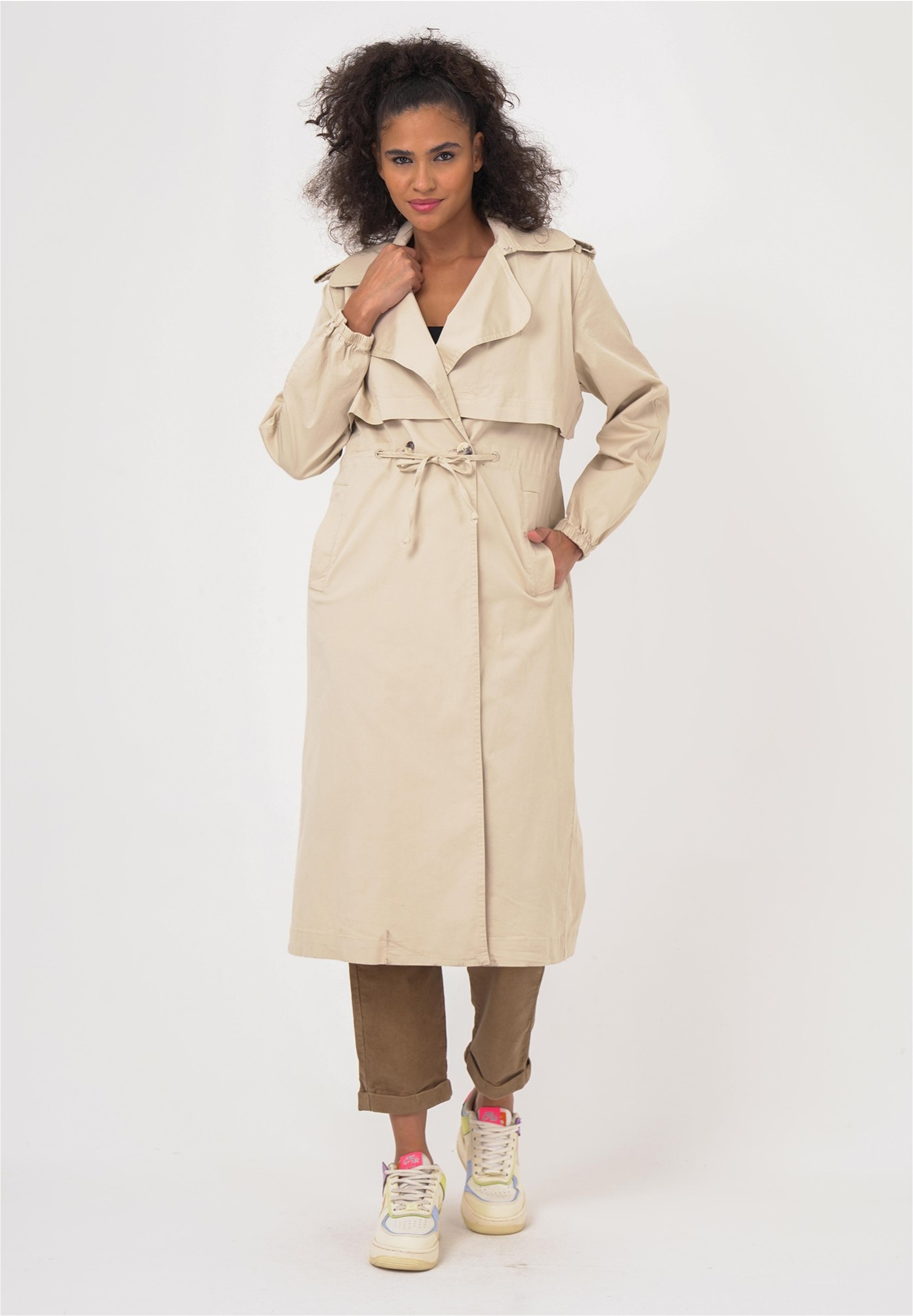 freshlions Trenchcoat "Daria" 1 Stk. tlg. in klassischem Design günstig online kaufen