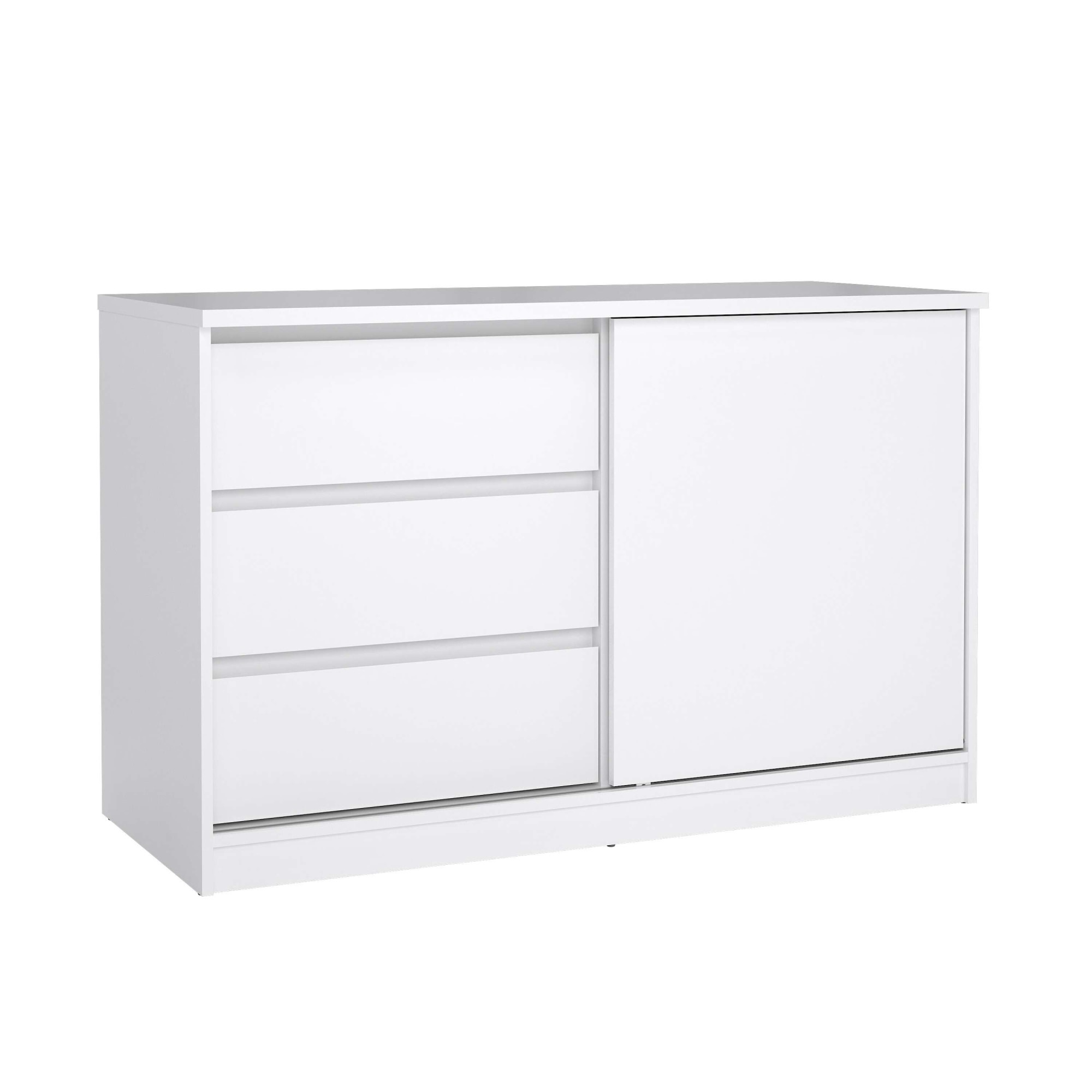 Thumbnail - INOSIGN Sideboard "Naia Aufbewahrung, Schuhkommode, Stauraumkommode, Schuhschrank," Kommode mit 1 Schiebetür und 3 Schub...