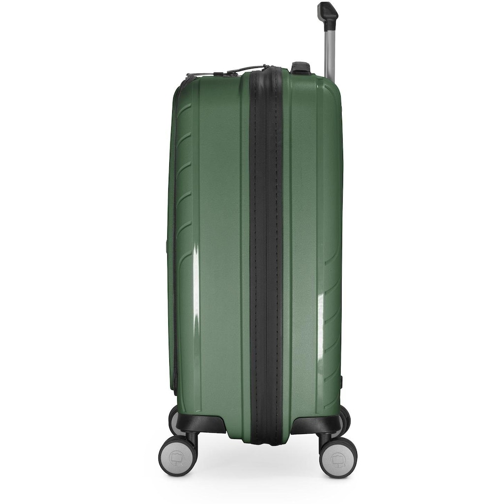 Hauptstadtkoffer Hartschalen-Trolley »TXL, 55 cm, dunkelgrün«, 4 Rollen