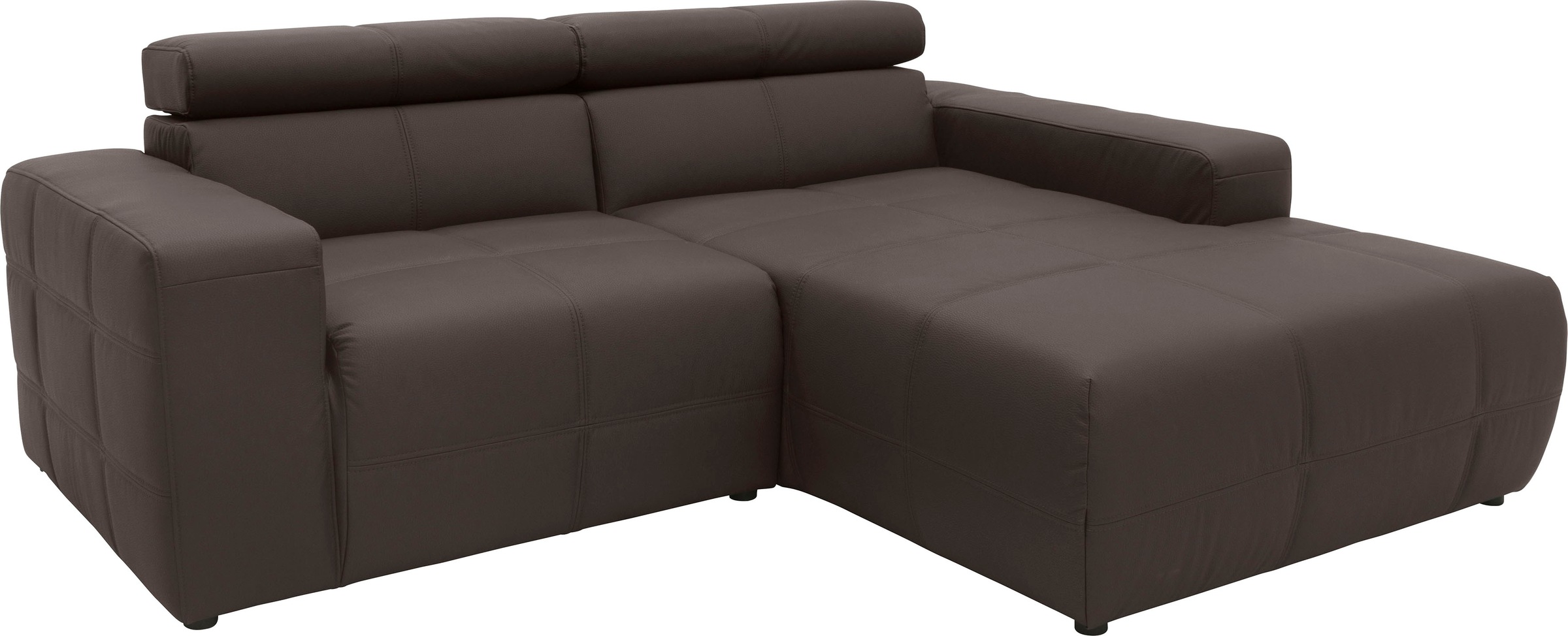 DOMO collection Ecksofa "Brandon Sitzbelastung 140 kg, kleine Ausführung B/ günstig online kaufen