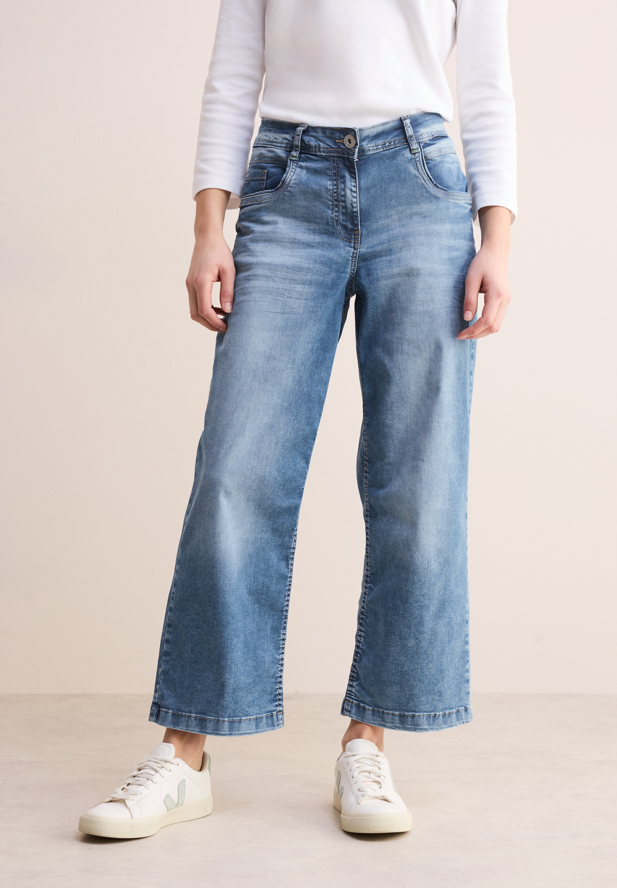 Cecil Weite Jeans, 5-Pocket-Style