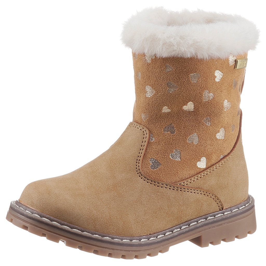 KIDSWORLD Winterstiefel, mit Herzchen am Schaft