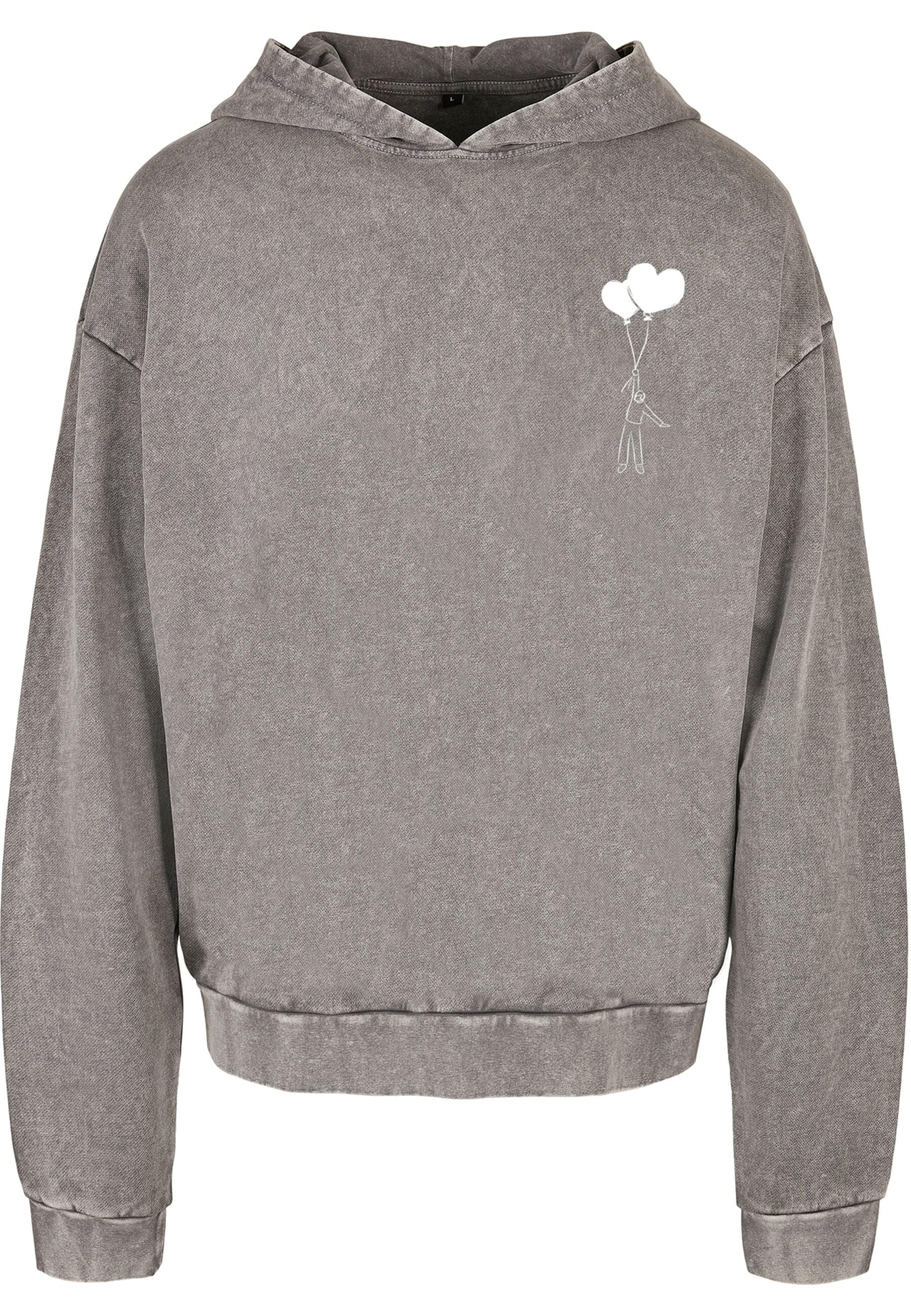Merchcode Kapuzensweatshirt "Merchcode Love In The Air Acid Washed Oversize günstig online kaufen