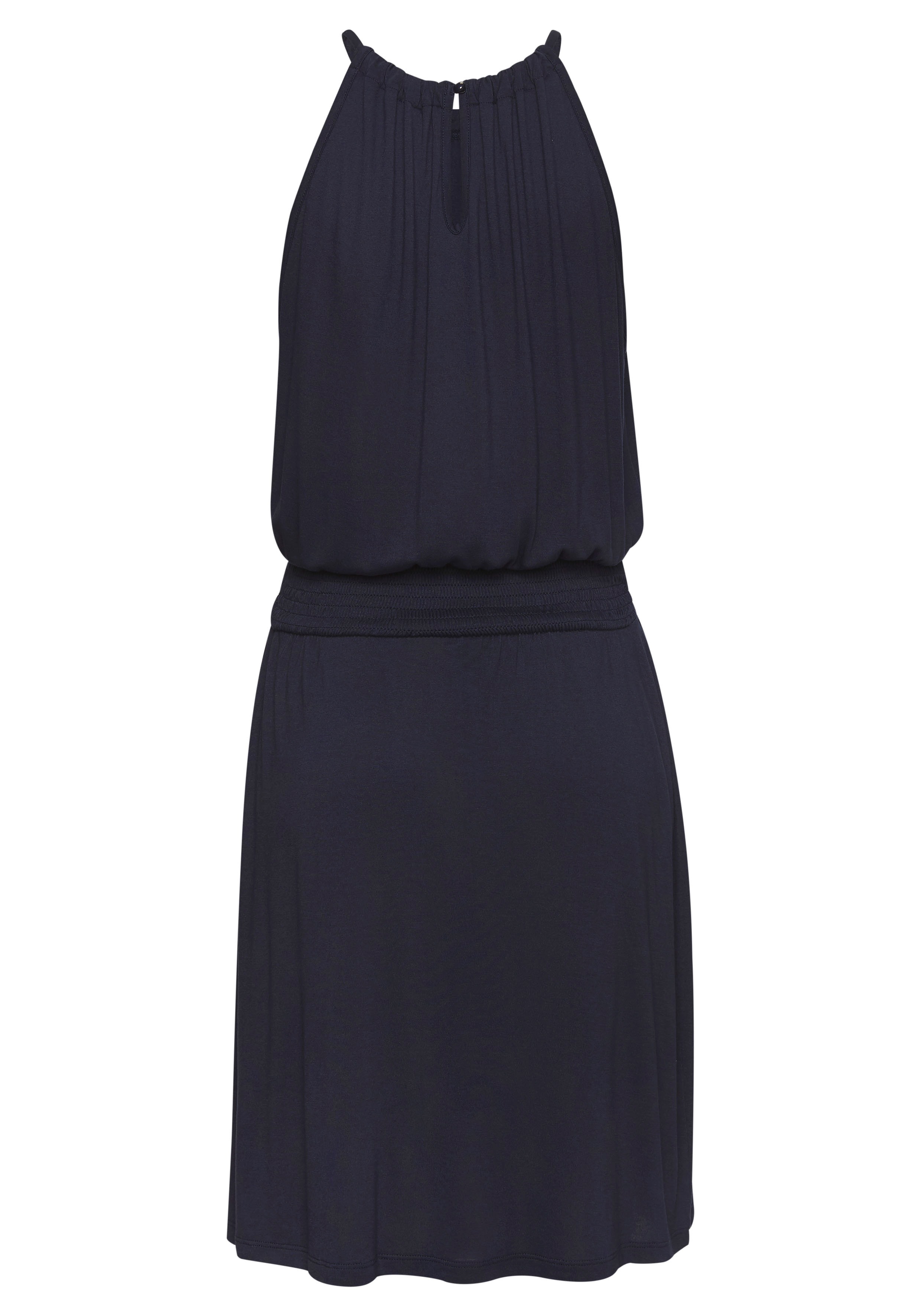 Thumbnail - Vivance Sommerkleid, mit Häkeleinsatz in der Taille, kurzes Jerseykleid