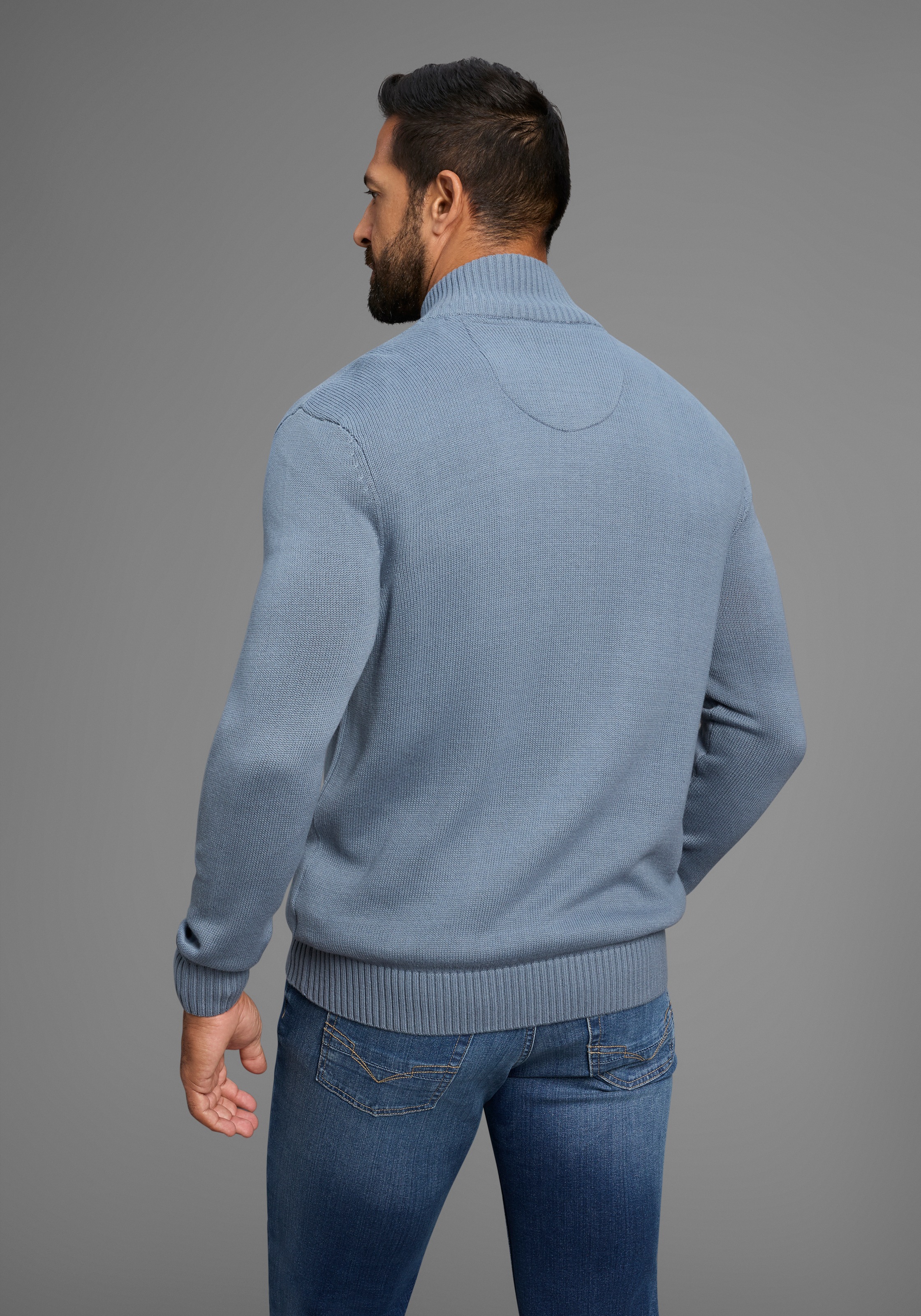 Man's World Strickjacke »neue Farben!«, aus Baumwollmischung
