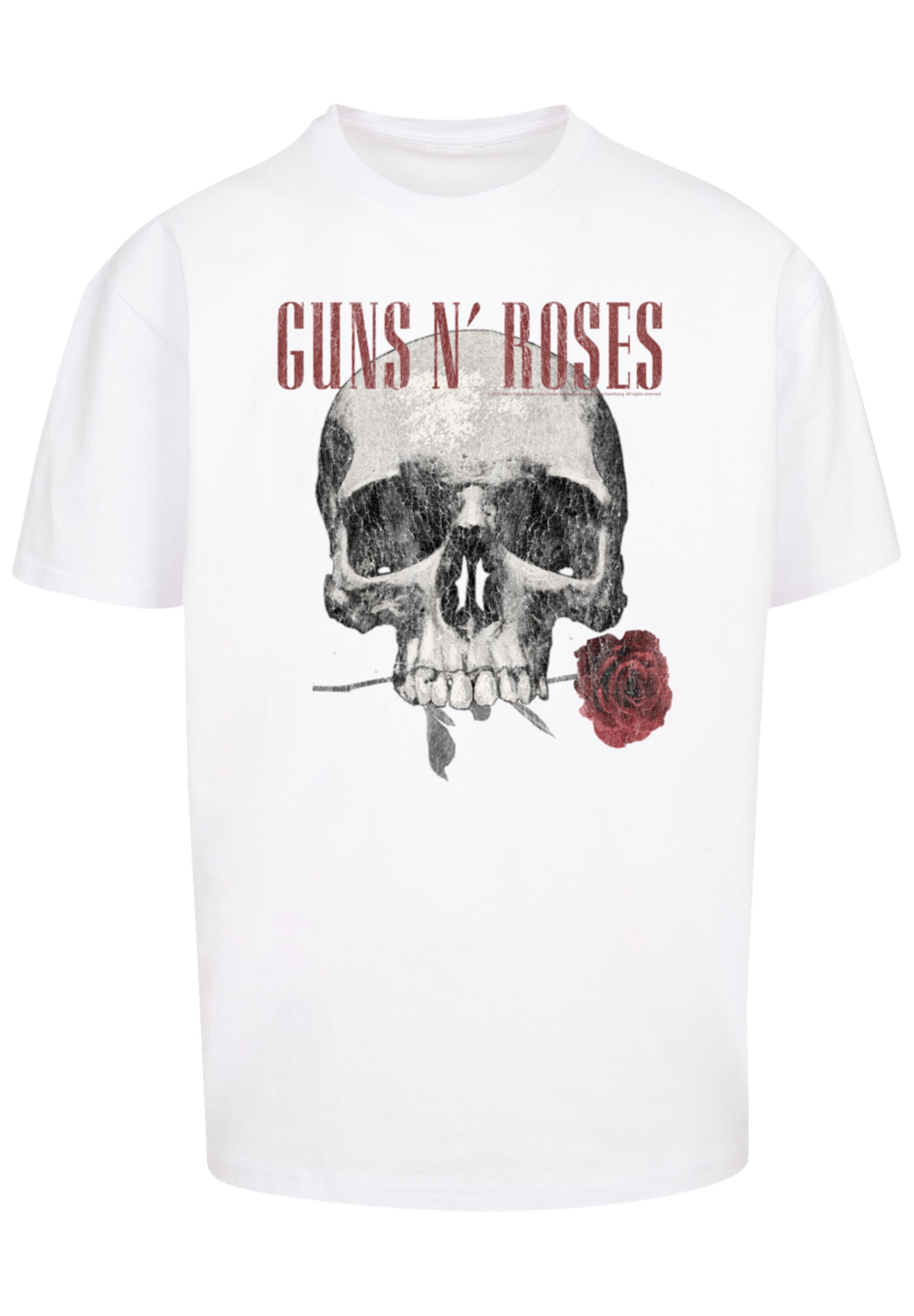 F4NT4STIC T-Shirt »Guns 'n' Roses Flower Skull Rock Musik Band«, Premium Qualität