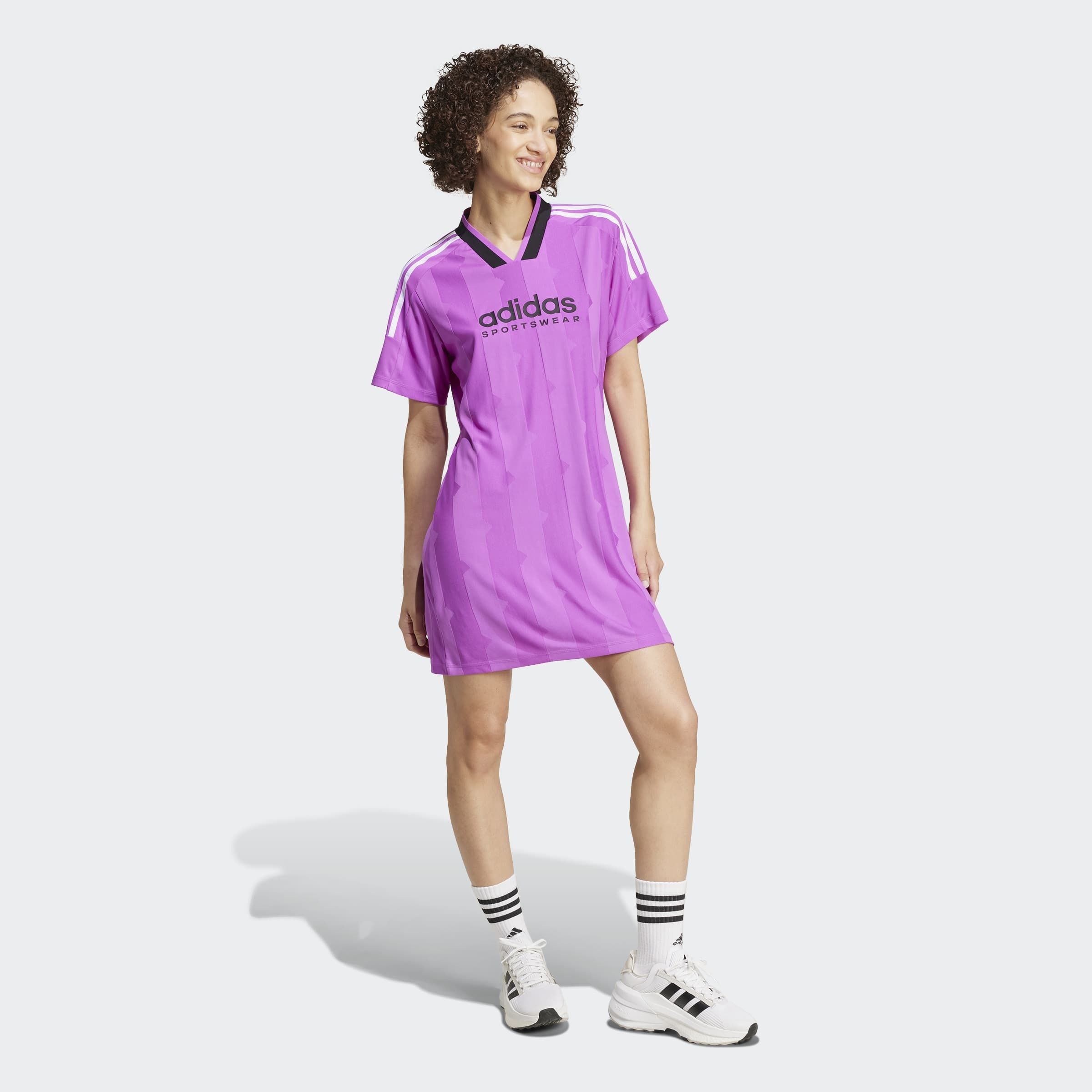 adidas Sportswear Shirtkleid »TIRO CUT 3-STREIFEN JACQUARD«