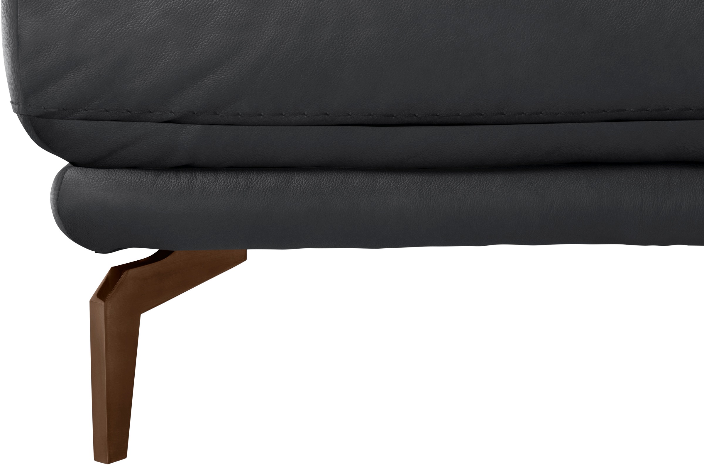 W.SCHILLIG Hocker »montanaa«, mit Metallfüßen in Bronze pulverbeschichtet, Breite 71 cm