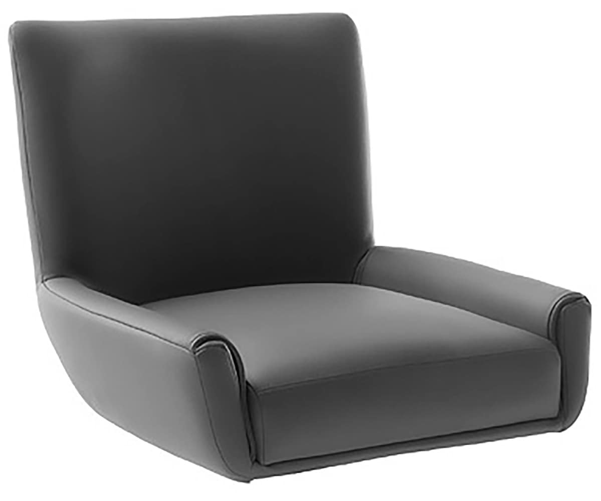 MCA furniture 4-Fußstuhl »WILSON Esszimmerstuhl, Armlehnstuhl, Polsterstuhl, modern«, (Set), 1 St., Leder, Stuhl, Armlehnenstuhl, drehbar, Taschenfederkern, belastbar 160 kg,XXL