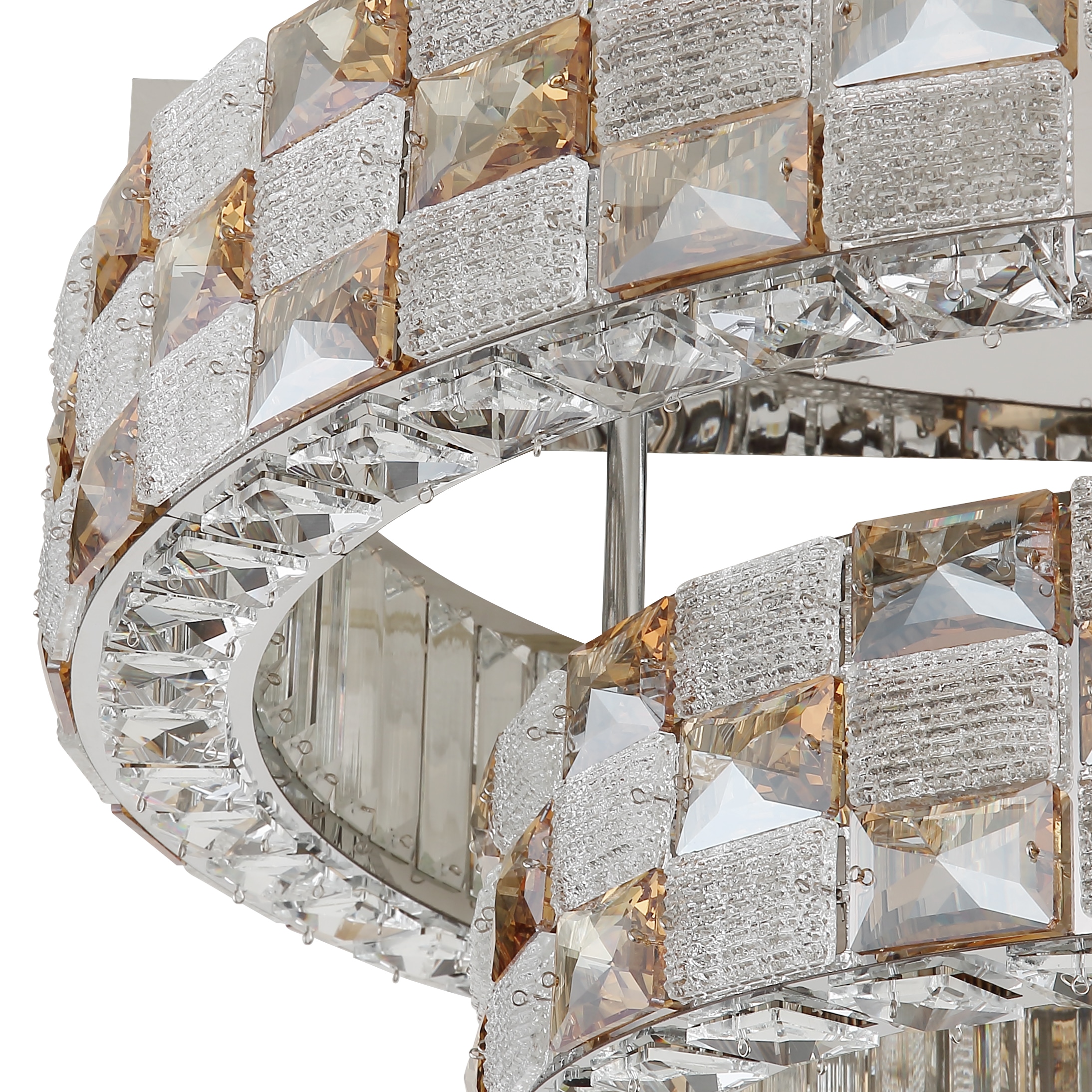 GLOBO LIGHTING Deckenleuchte »LIDIA« LED-Modul 1 Stk. Kristall-Deckenleuchte, dimmbar, smart, elegant & edel