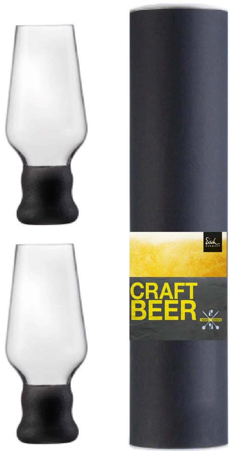 Eisch Bierglas »Craft Beer Becher«, (Set, 2 tlg.), bleifrei, 450 ml, 2-teilig