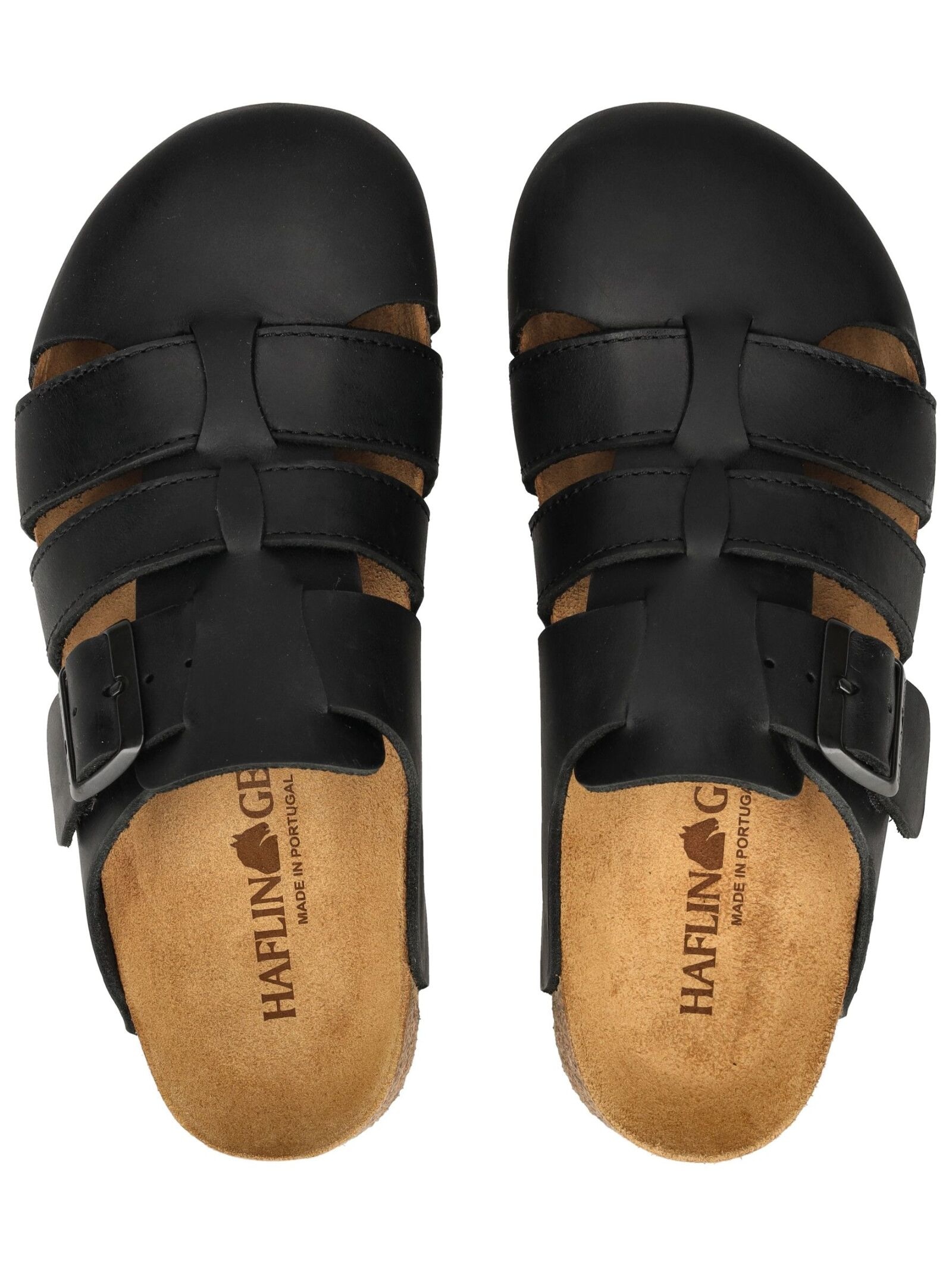Haflinger Pantolette »Haflinger Hausschuhe Leder«