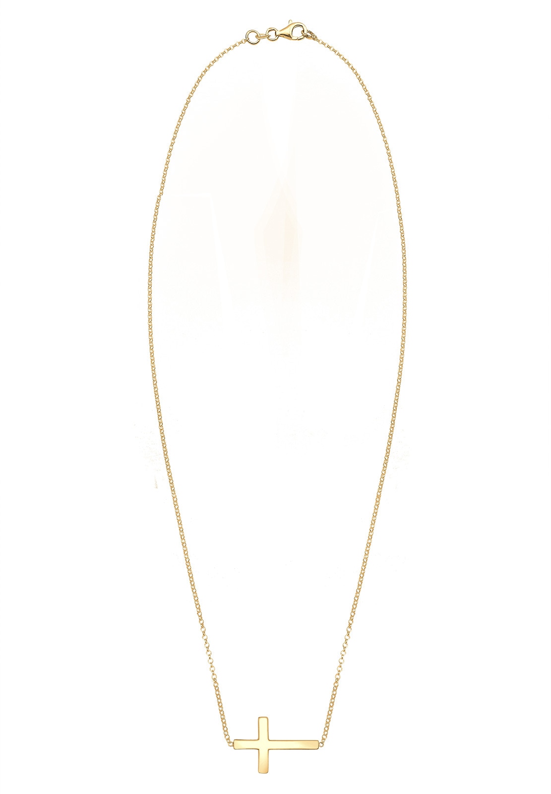Elli Kette mit Anhänger »Kreuz Faith 925 Sterling Silber Kommunion«