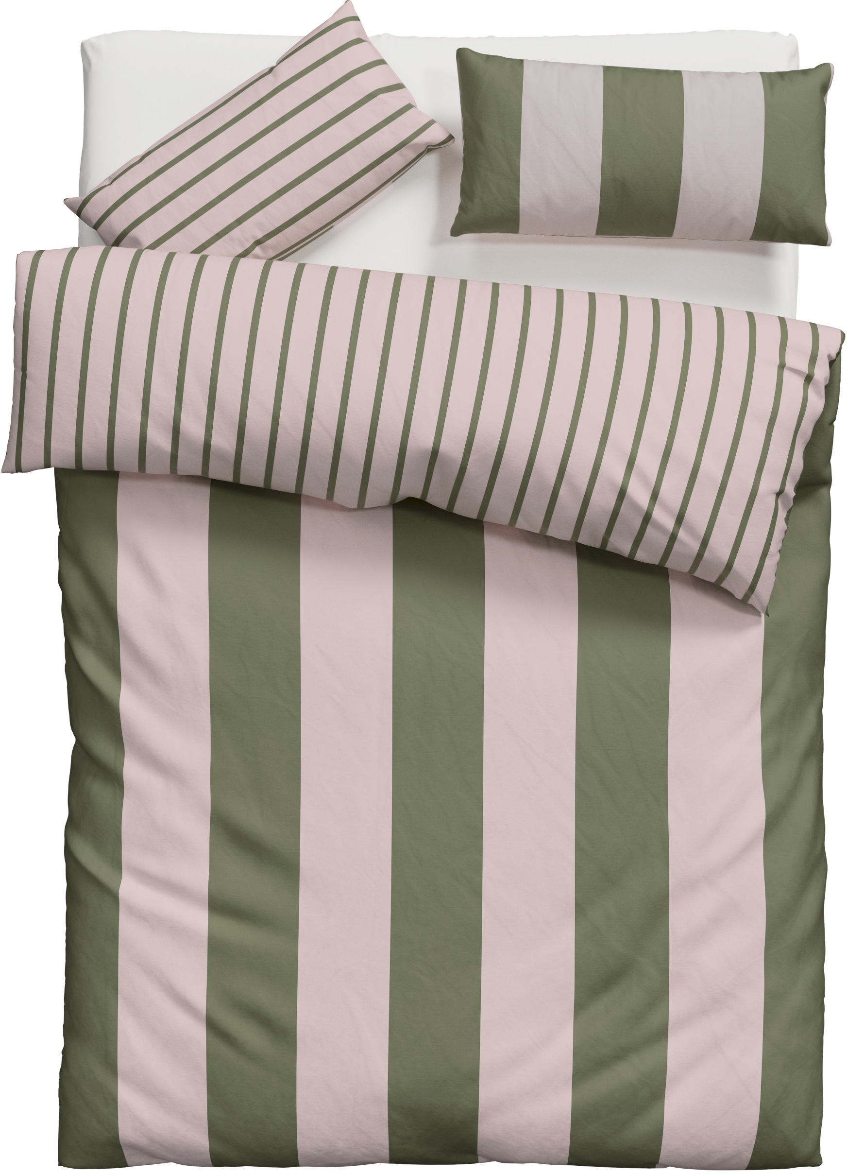 OTTO home Bettwäsche "Sari Trend" 2 tlg. tlg. moderne Bettwäsche mit Streif günstig online kaufen