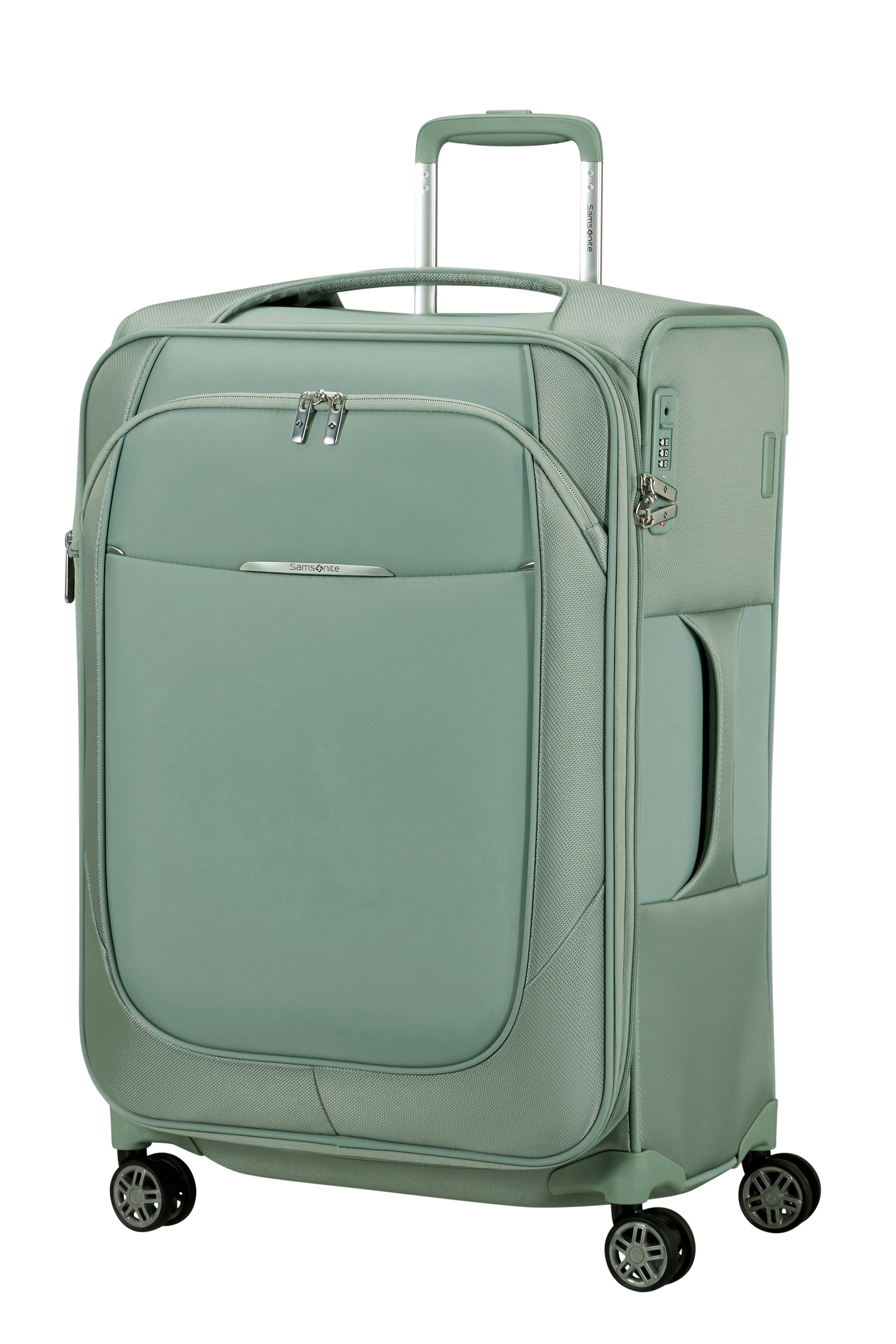 Samsonite "RE-LITE, verschiedene Größen und Farben" Set, mit 2 Packwürfeln, 2 Stk. tlg. 79 l 4 Rollen mit arretierbarem und versenkbarem Druckknopf-Trolleysystem