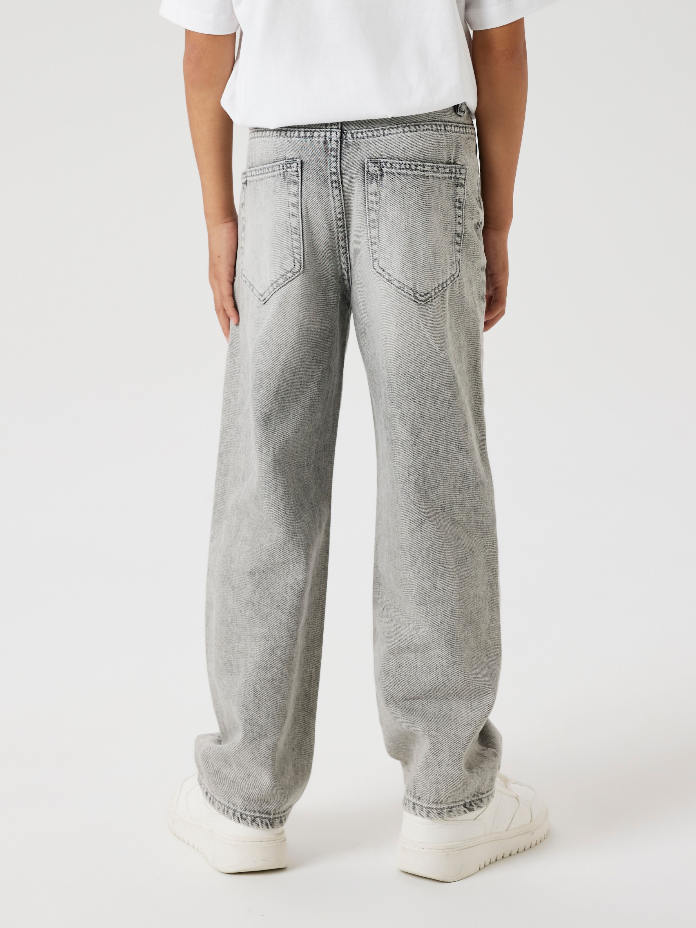 Name It Straight-Jeans »NKMRYAN – Jeans mit geradem Bein, strapazierfähig« unifarben, casual, straight fit, Denim/Jeans