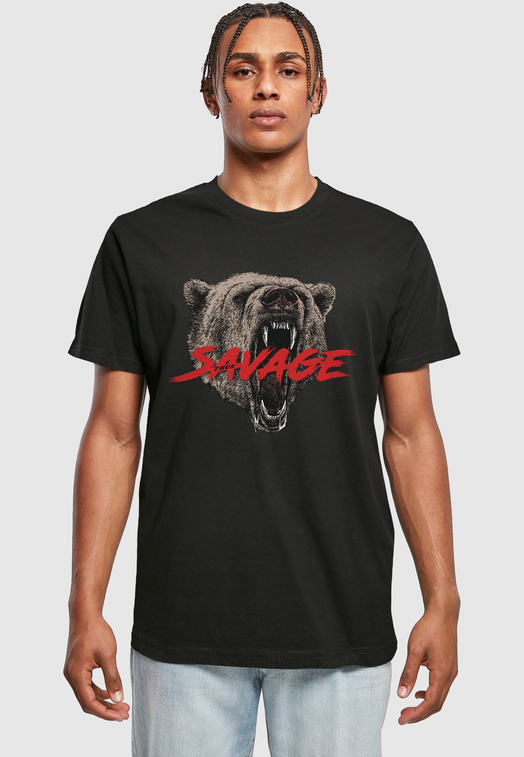 Thumbnail - MisterTee T-Shirt "MisterTee True Savage Tee" 1 Stk.