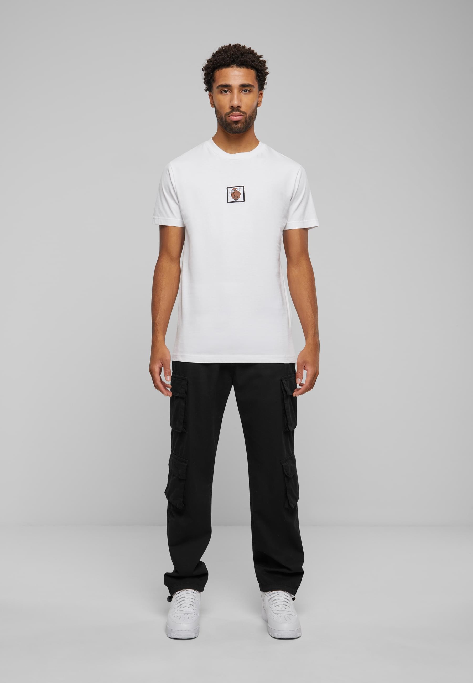 MisterTee Kurzarmshirt »MisterTee Herren LA Sketch Patch Tee«, (1 tlg.)