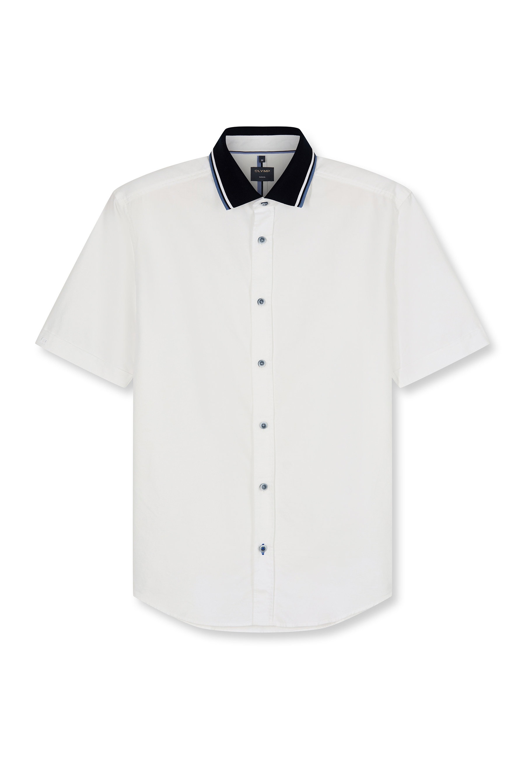 OLYMP Langarmhemd "OLYMP Casual, regular fit, Polo-Kragen" günstig online kaufen