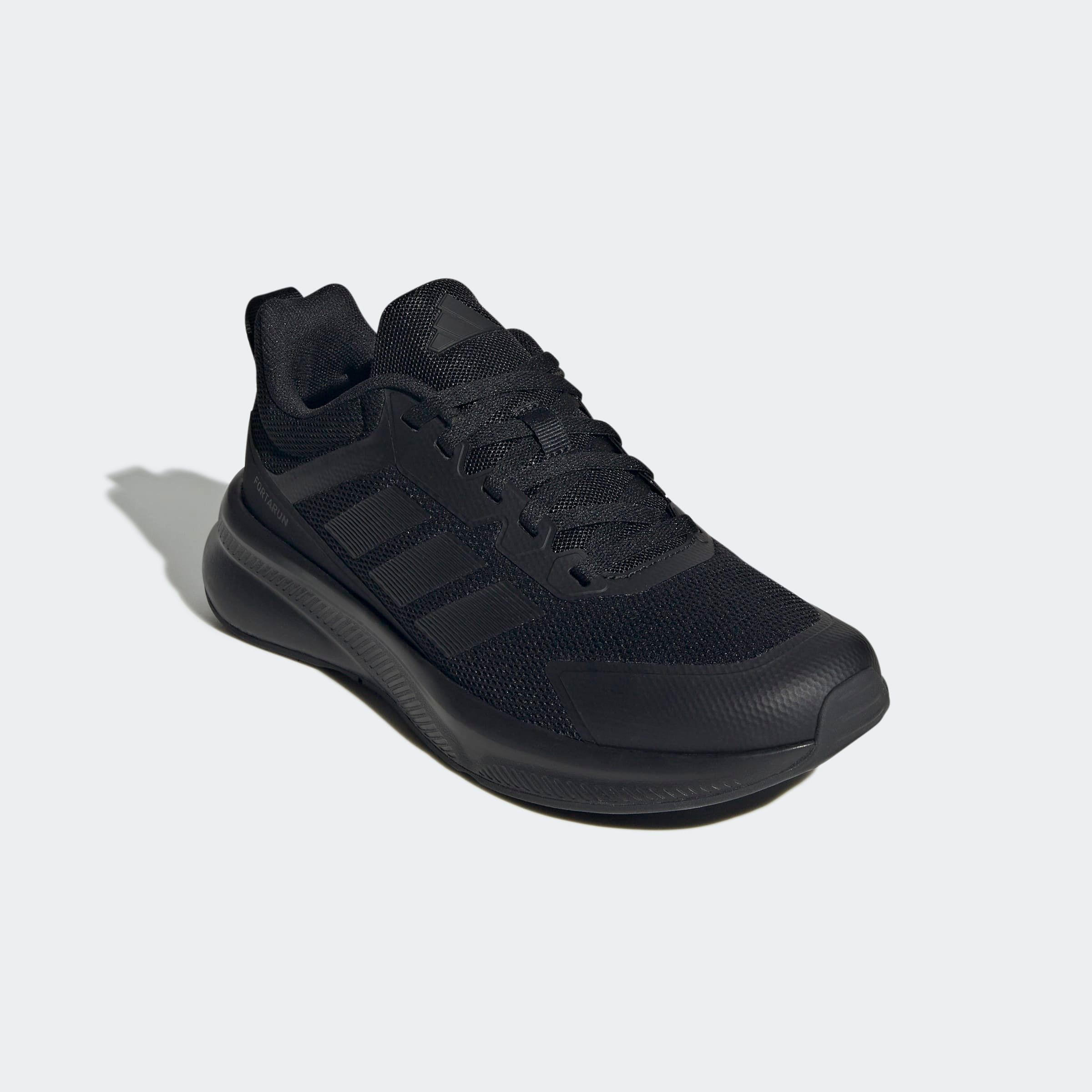 Laufschuh ADIDAS SPORTSWEAR "FORTARUN 4.0 KIDS", Kinder, Gr. 38, schwarz (core schwarz, core schwarz, core schwarz), Synthetik, Textil, Schuhe Laufschuh, für Kinder & Jugendliche