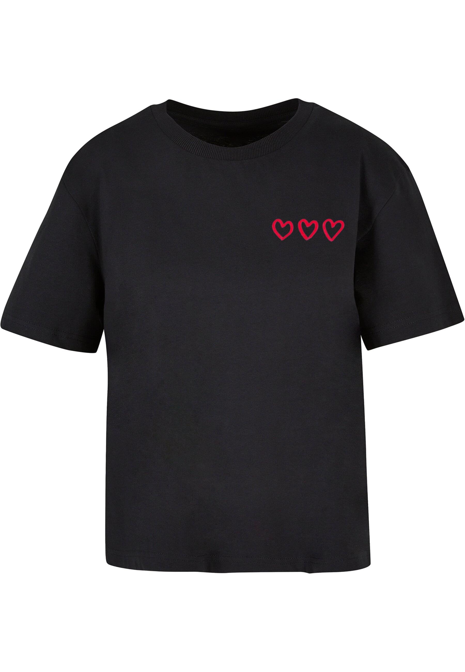 Miss Tee T-Shirt "Miss Tee Damen Three In A Row Tee" 1 Stk. tlg. günstig online kaufen
